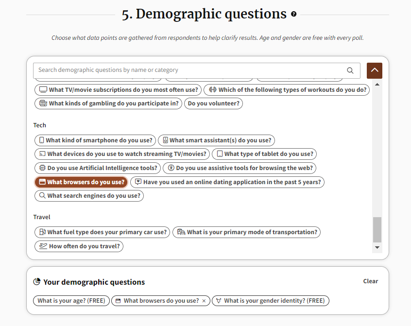 A screenshot of a questionnaire
Description automatically generated