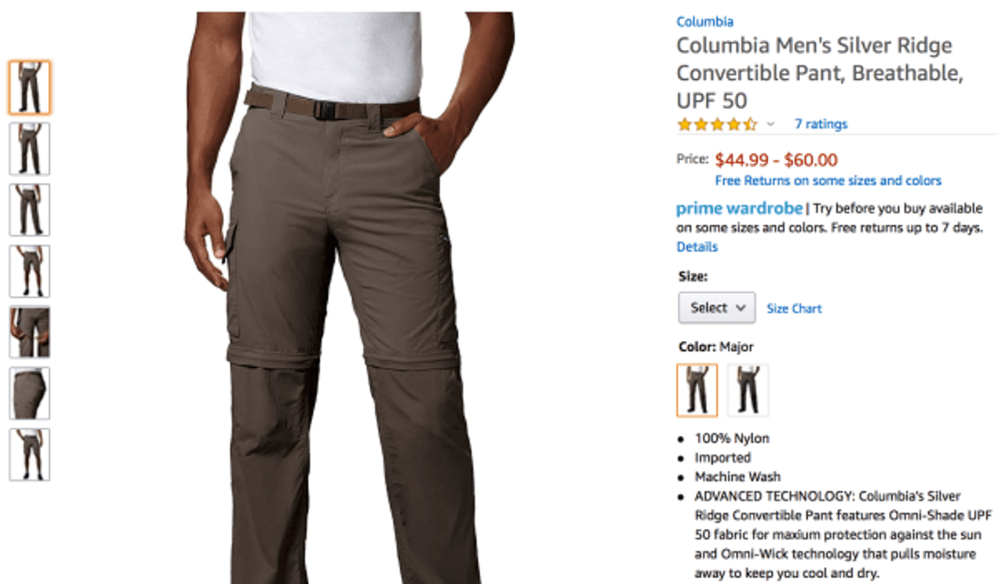 Improve your Amazon title - Columbia example