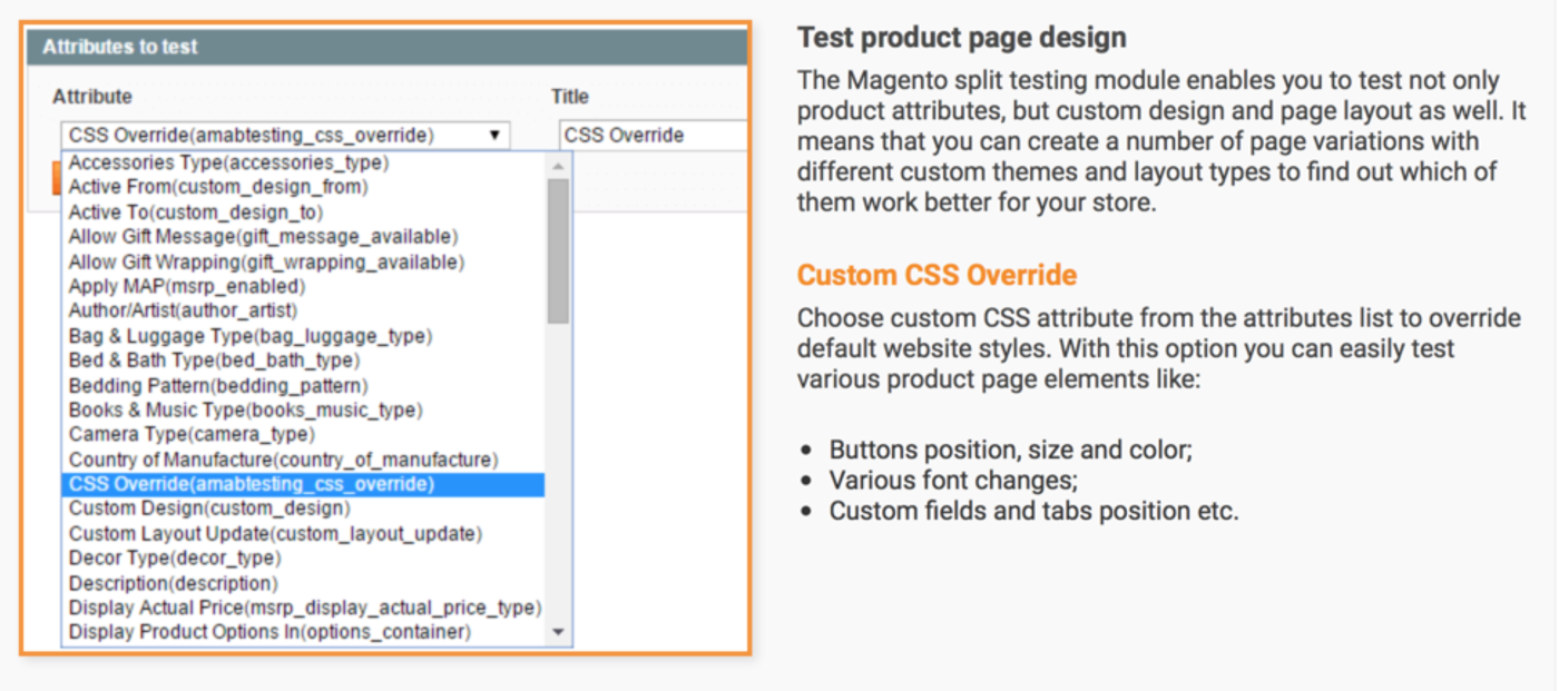 Magento A/B testing: Amasty