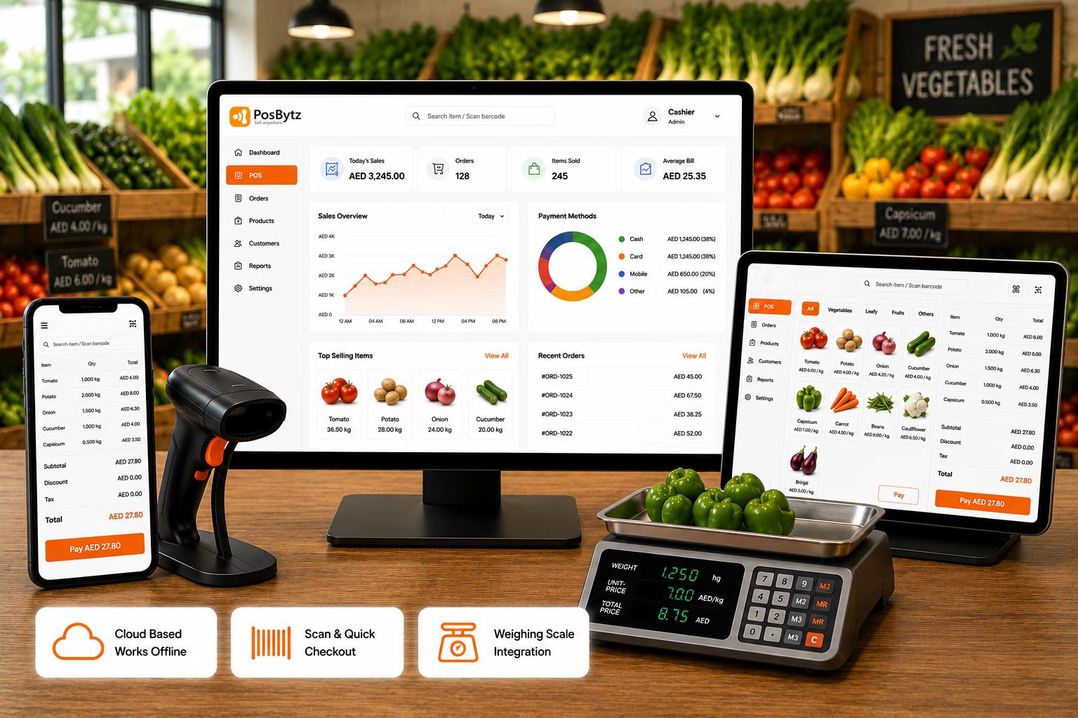 Fruits & Vegetables POS Software