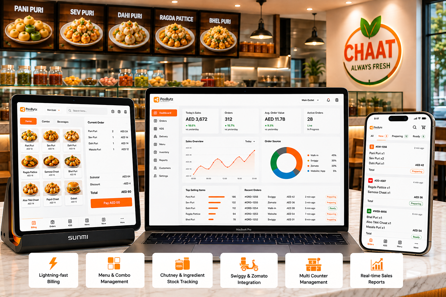 برنامج نقاط البيع (POS) من Chaat Shop — product preview