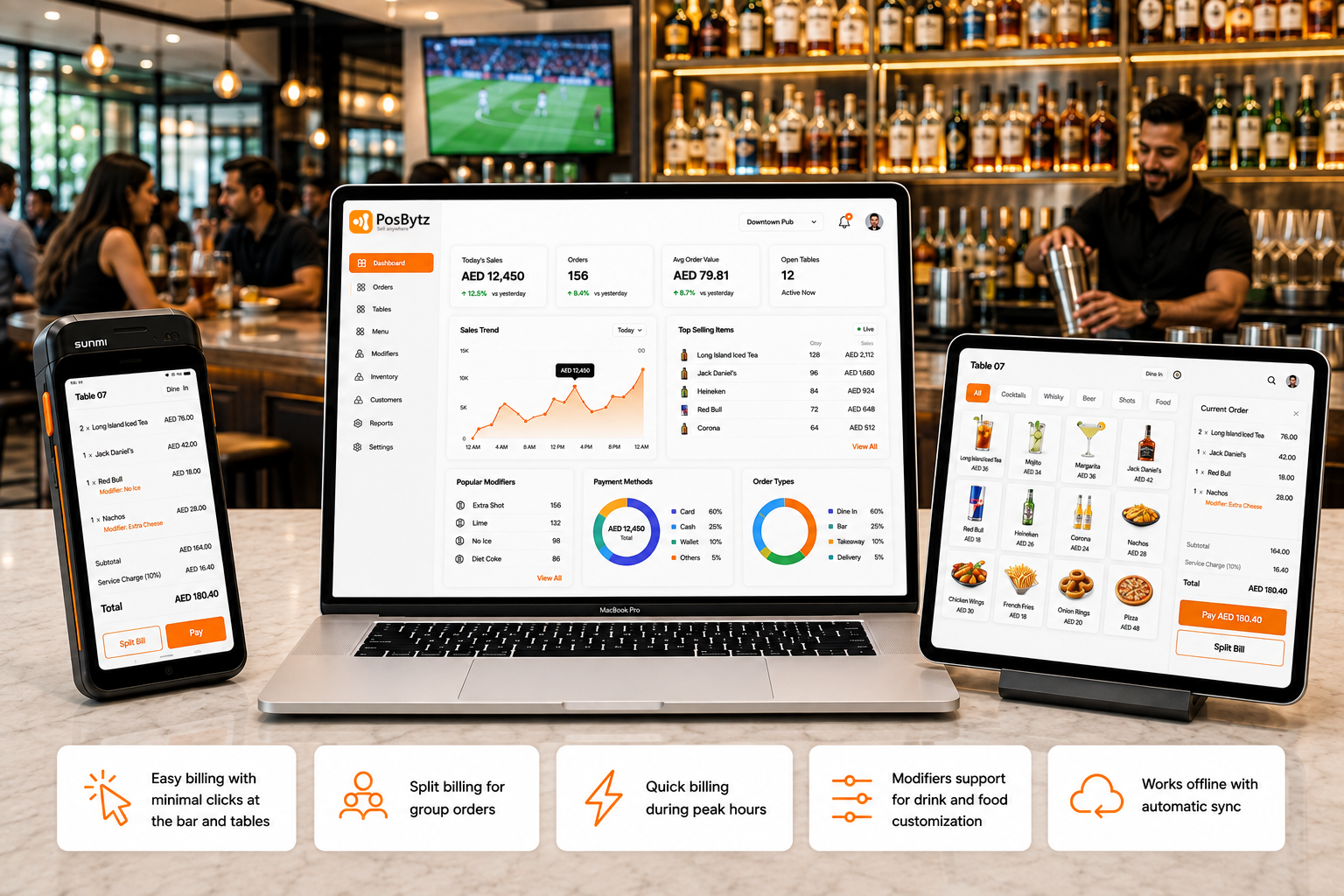 Best Pub Point of Sale Management Software for fast bar and table billing