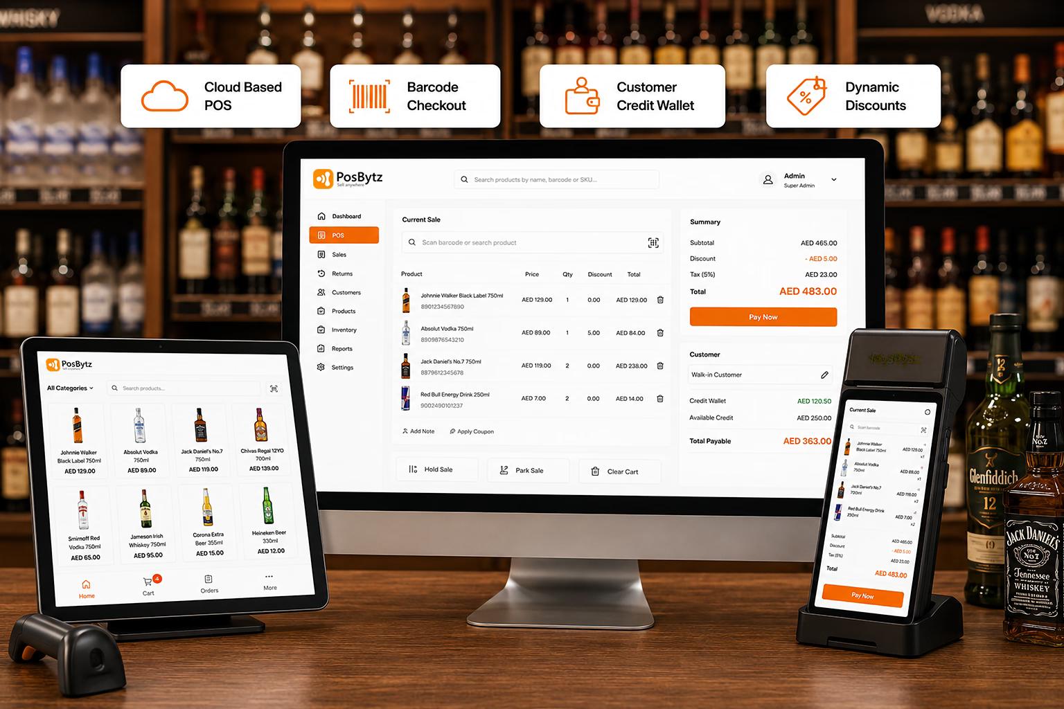 Liquor store POS system