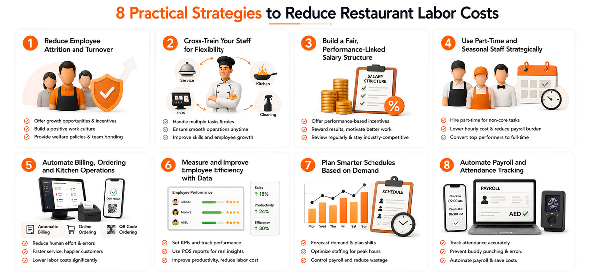 8 Practical Strategies to Reduce Restaurant Labor Costs