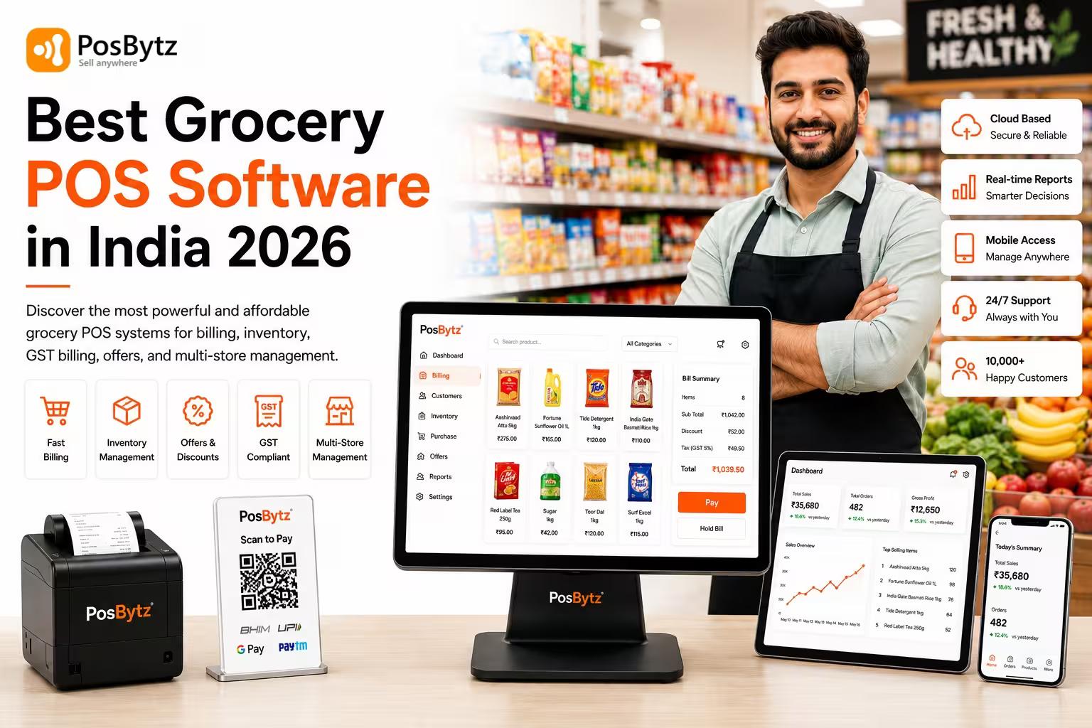 Best Grocery POS software in India for Retail & Grocery stores