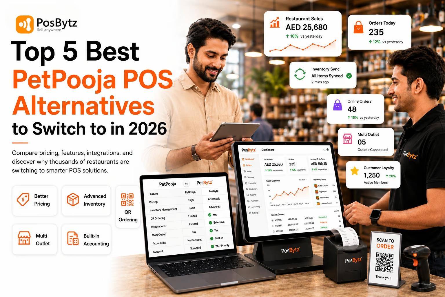 Top 5 Petpooja POS Alternatives You Should Try in 2026