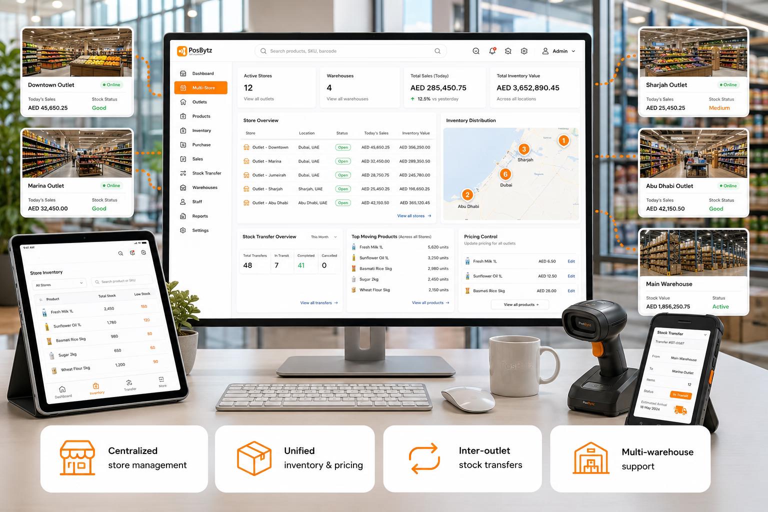 Multi-store POS software