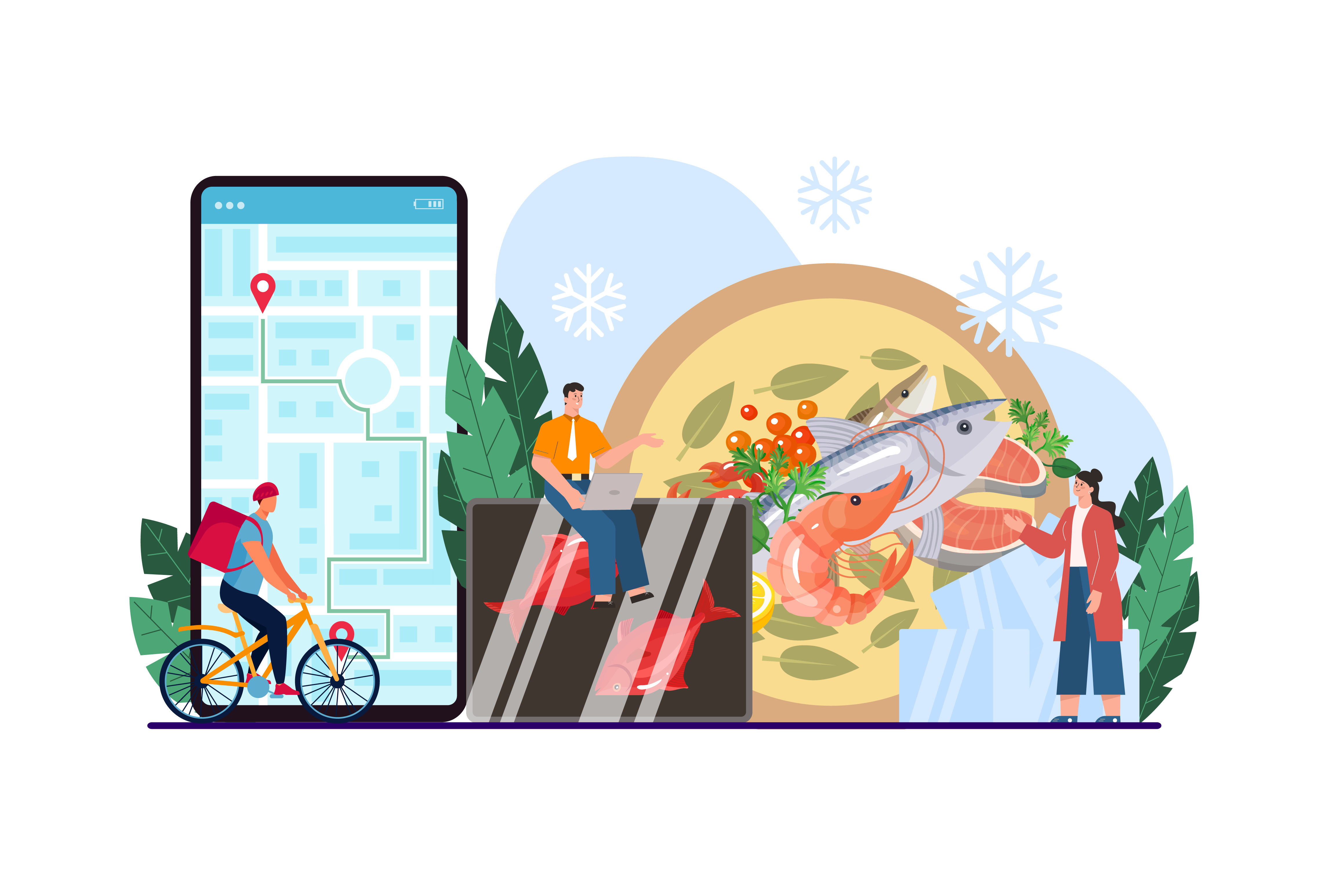 How to Digitalize Seafood Retail & Food Delivery Service