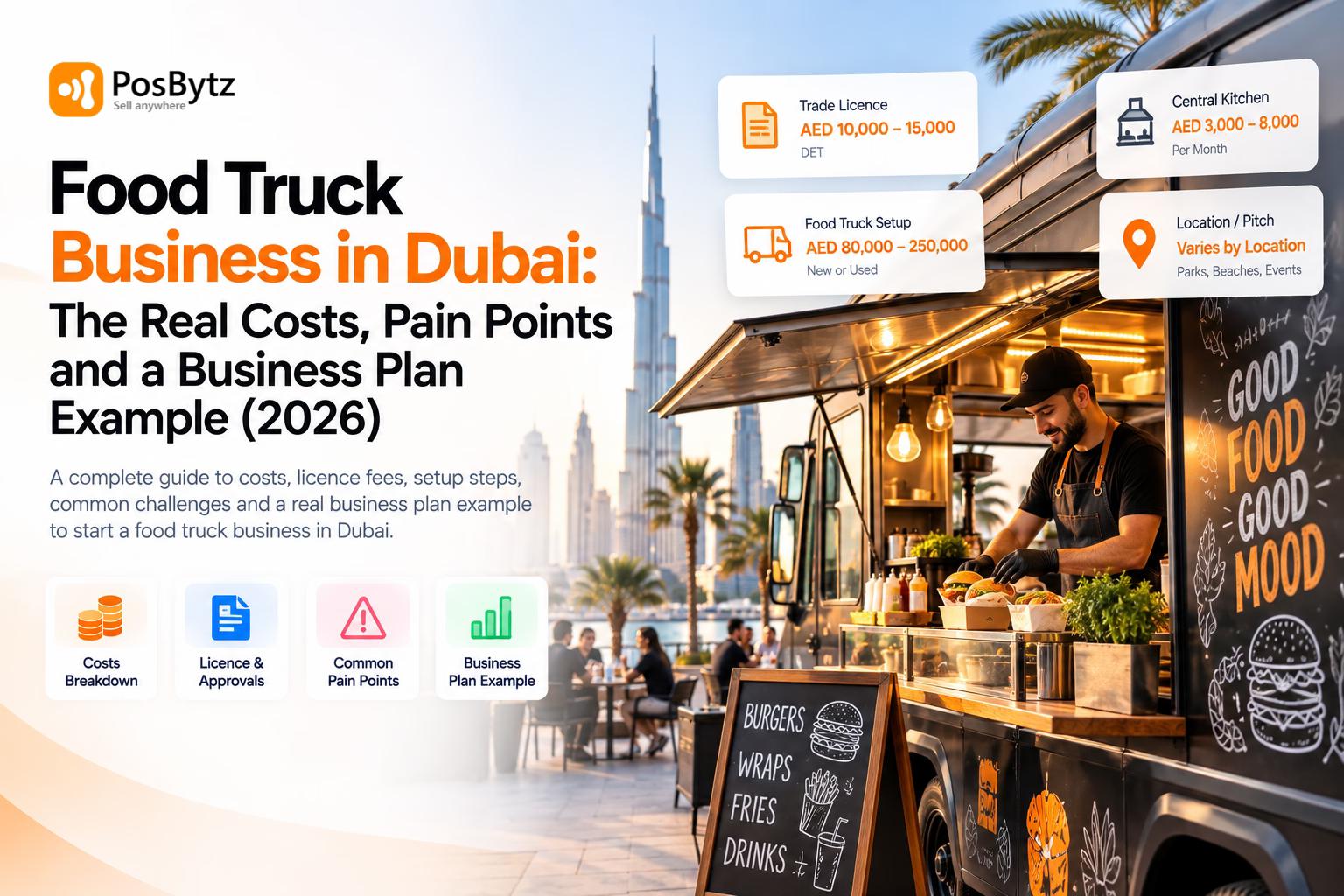 Food Truck Business in Dubai: The Real Costs, Pain Points and a Business Plan Example (2026)