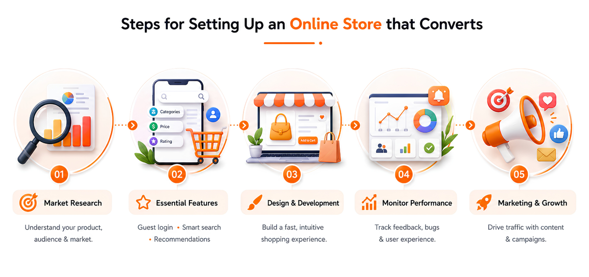 Steps for Setting Up an Online Store that Converts