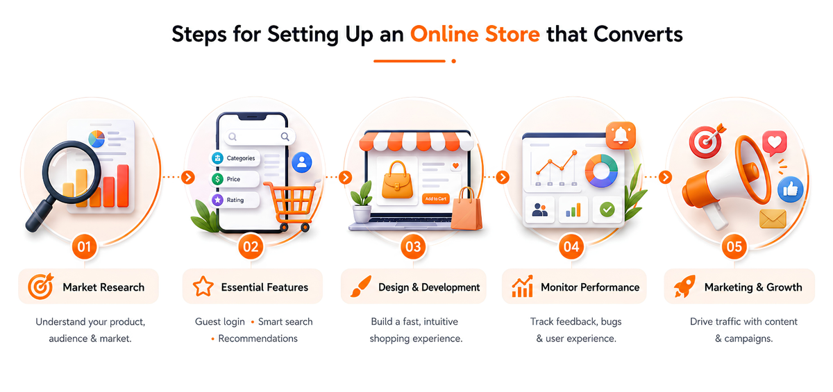 Steps for Setting Up an Online Store that Converts