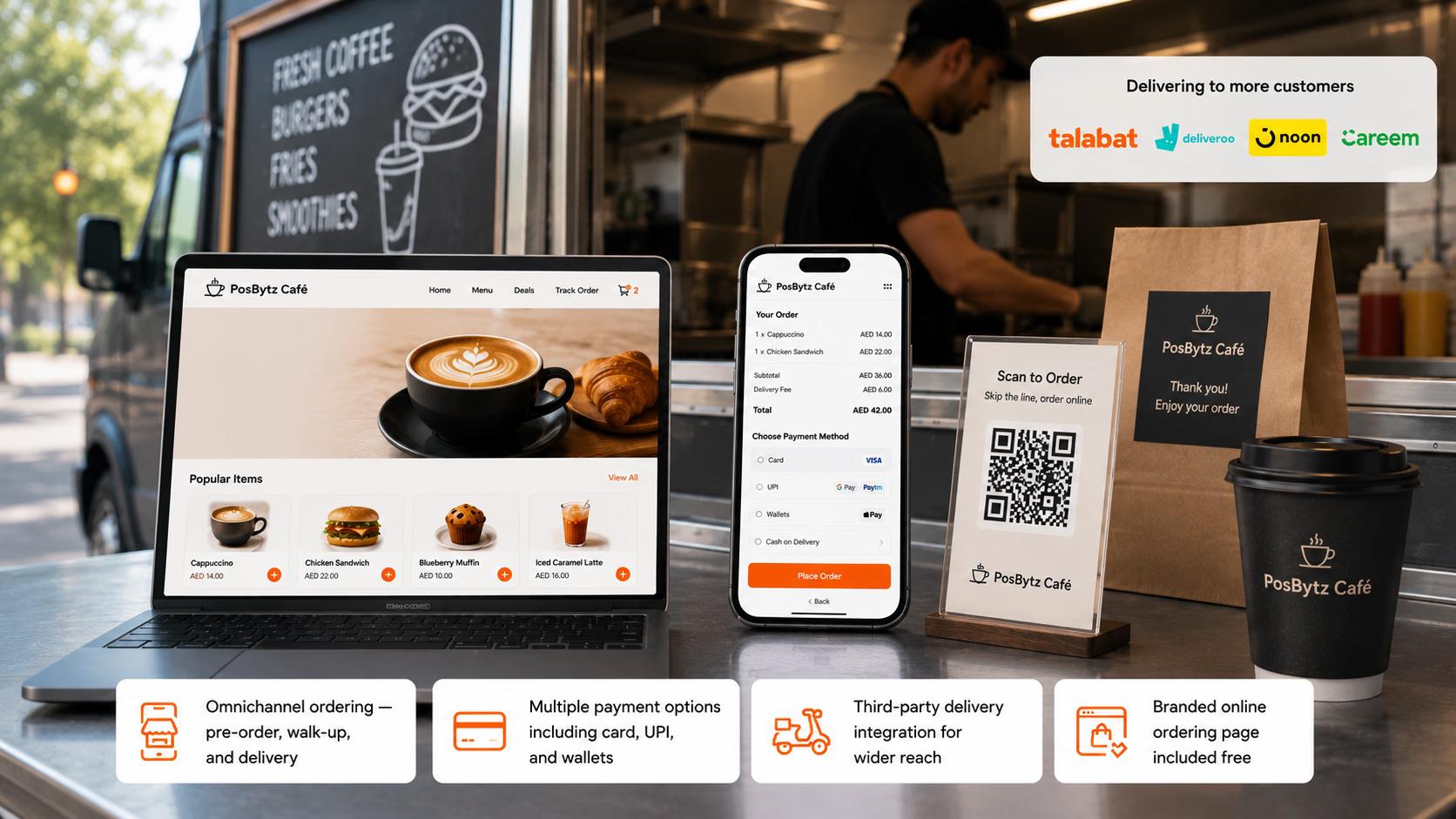 Online Ordering System for Food Trucks