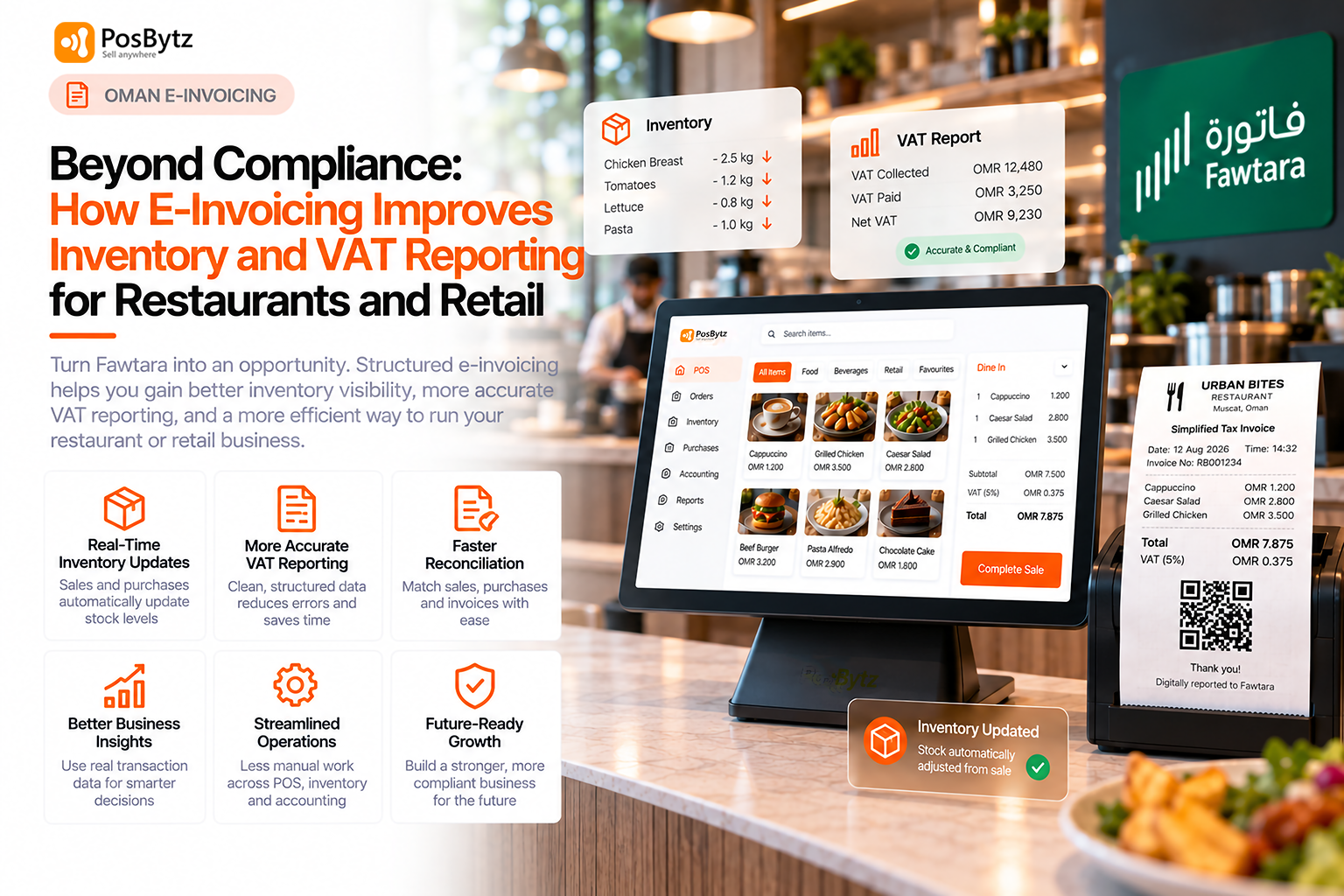 Beyond Compliance: How Fawtara E-Invoicing Improves VAT Filing and Stock Reconciliation