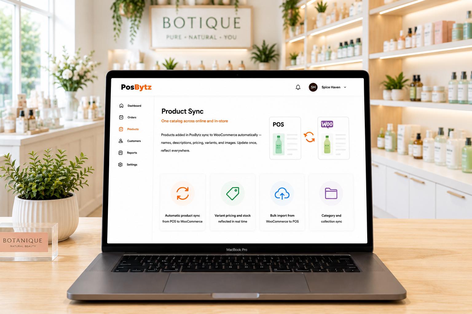 WooCommerce product sync with POS for catalog management, pricing updates, variants, and inventory synchronization