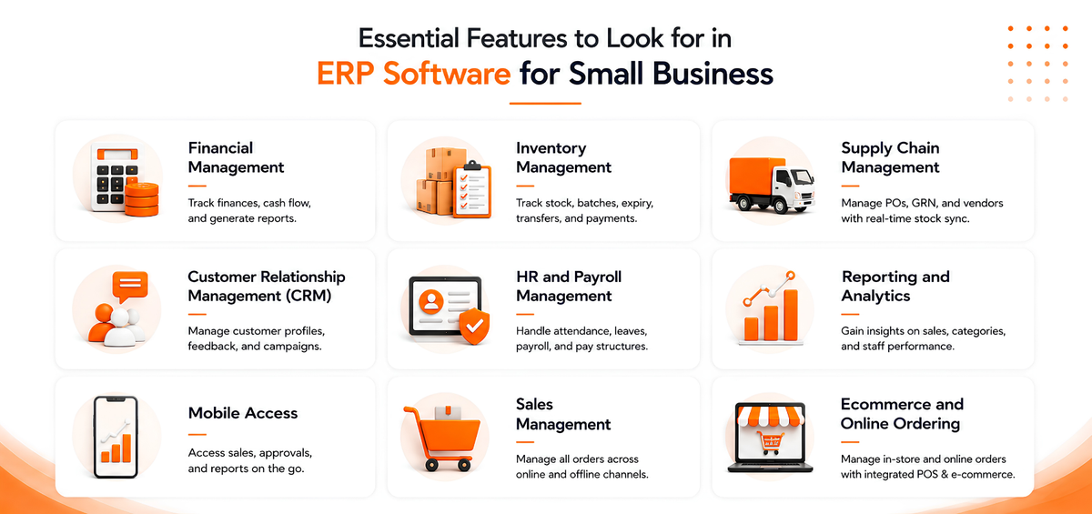 Essential Features to Look for in ERP Software for Small Business