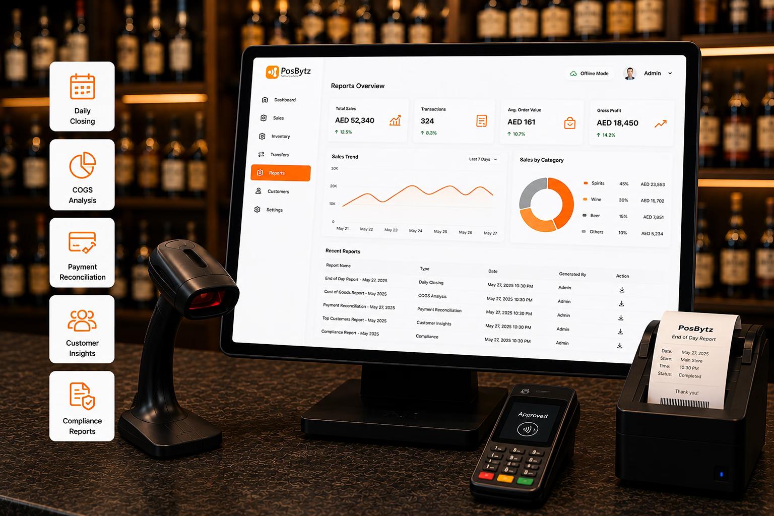 Liquor Store POS Software Analytics and Reporting