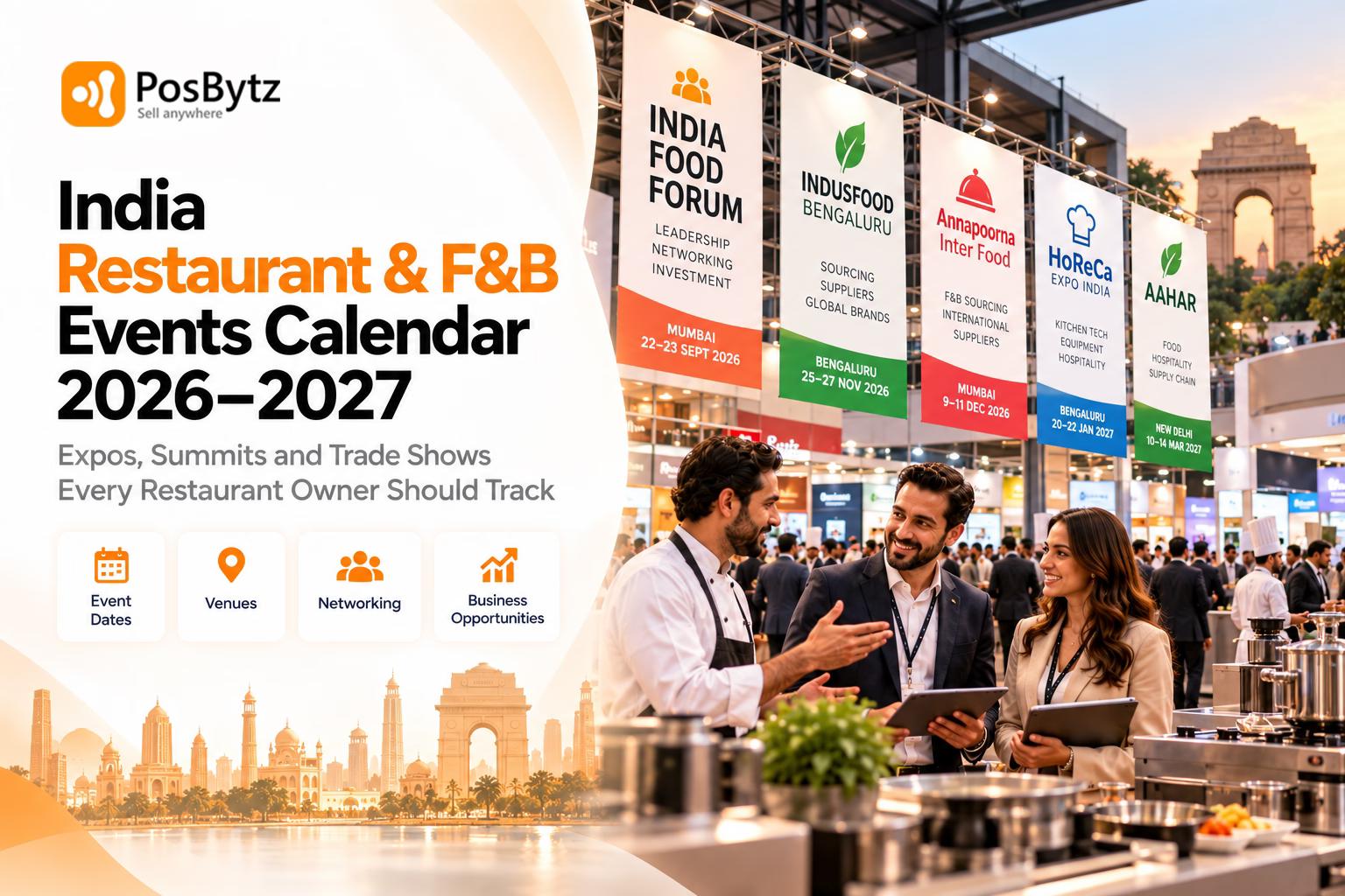 Restaurant and F&B Events in India 2026-2027: Expos, Summits and Trade Shows Calendar