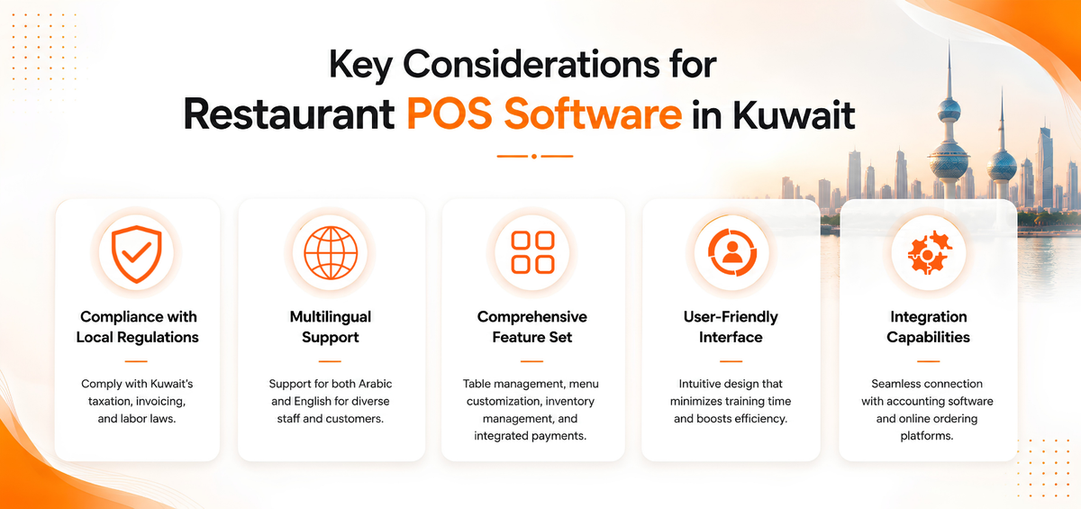 Key Considerations for Restaurant POS Software in Kuwait