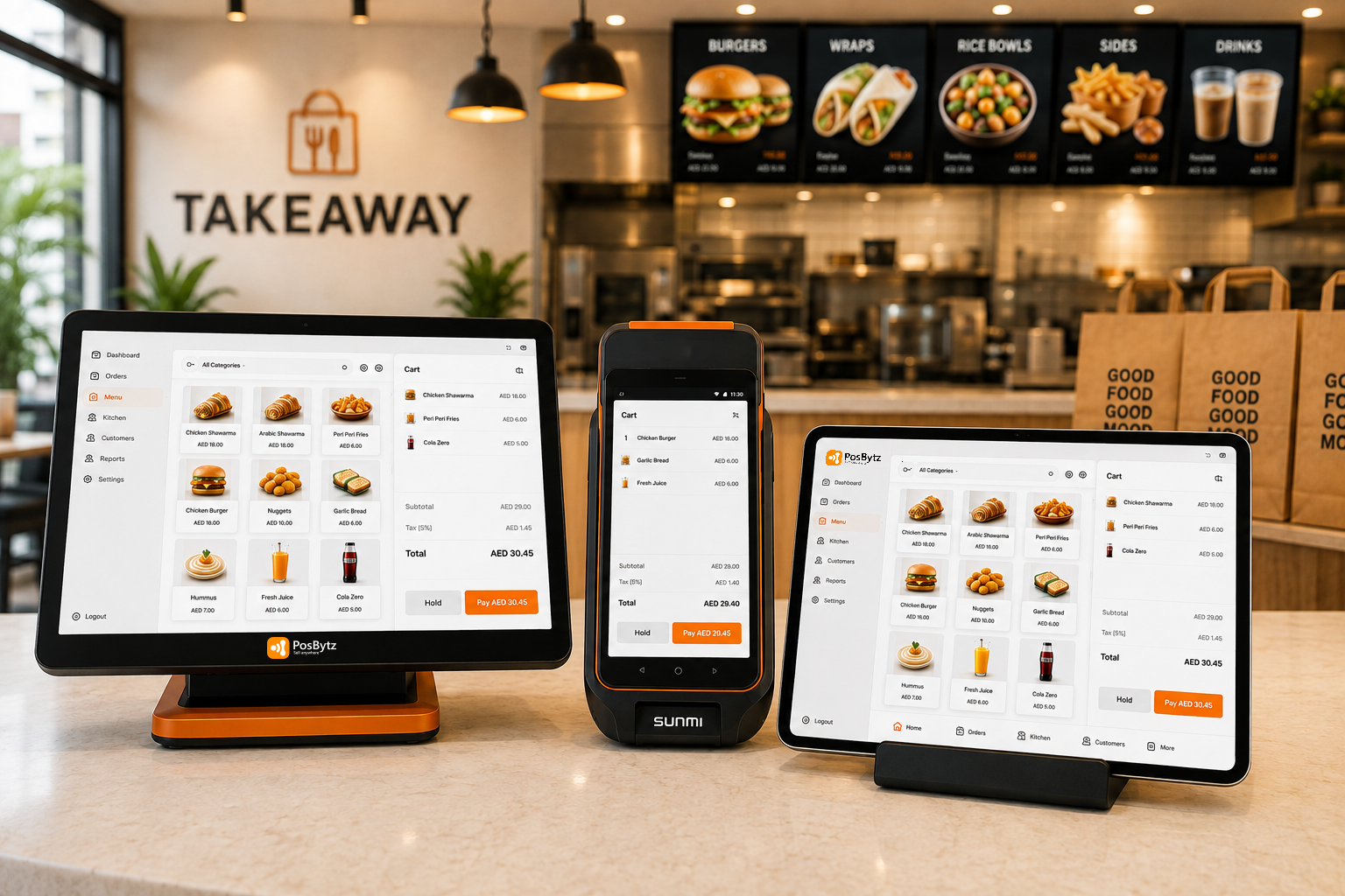 Best POS System for Takeaway restaurants with offline billing and fast order processing
