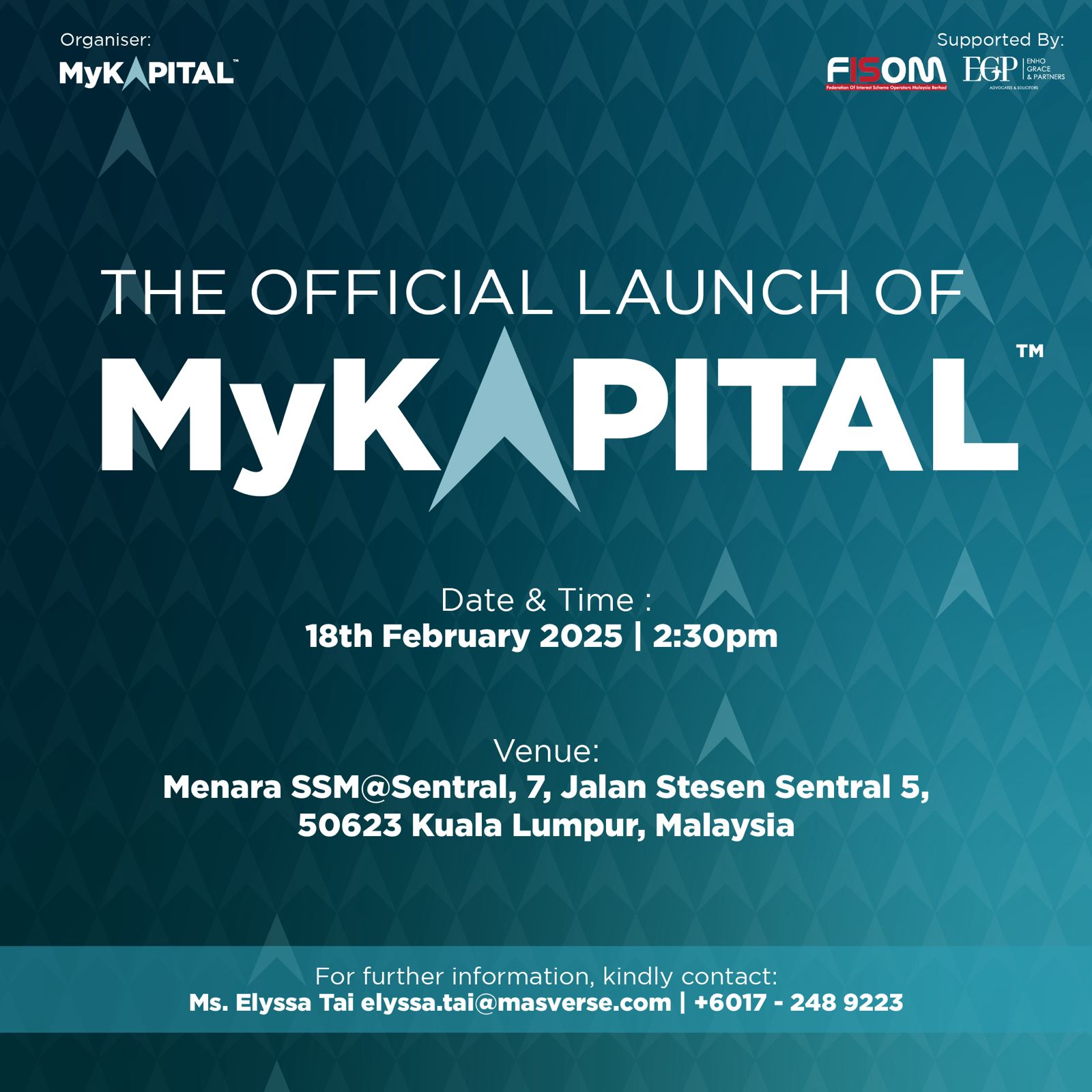 The Official Launch of MyKapital