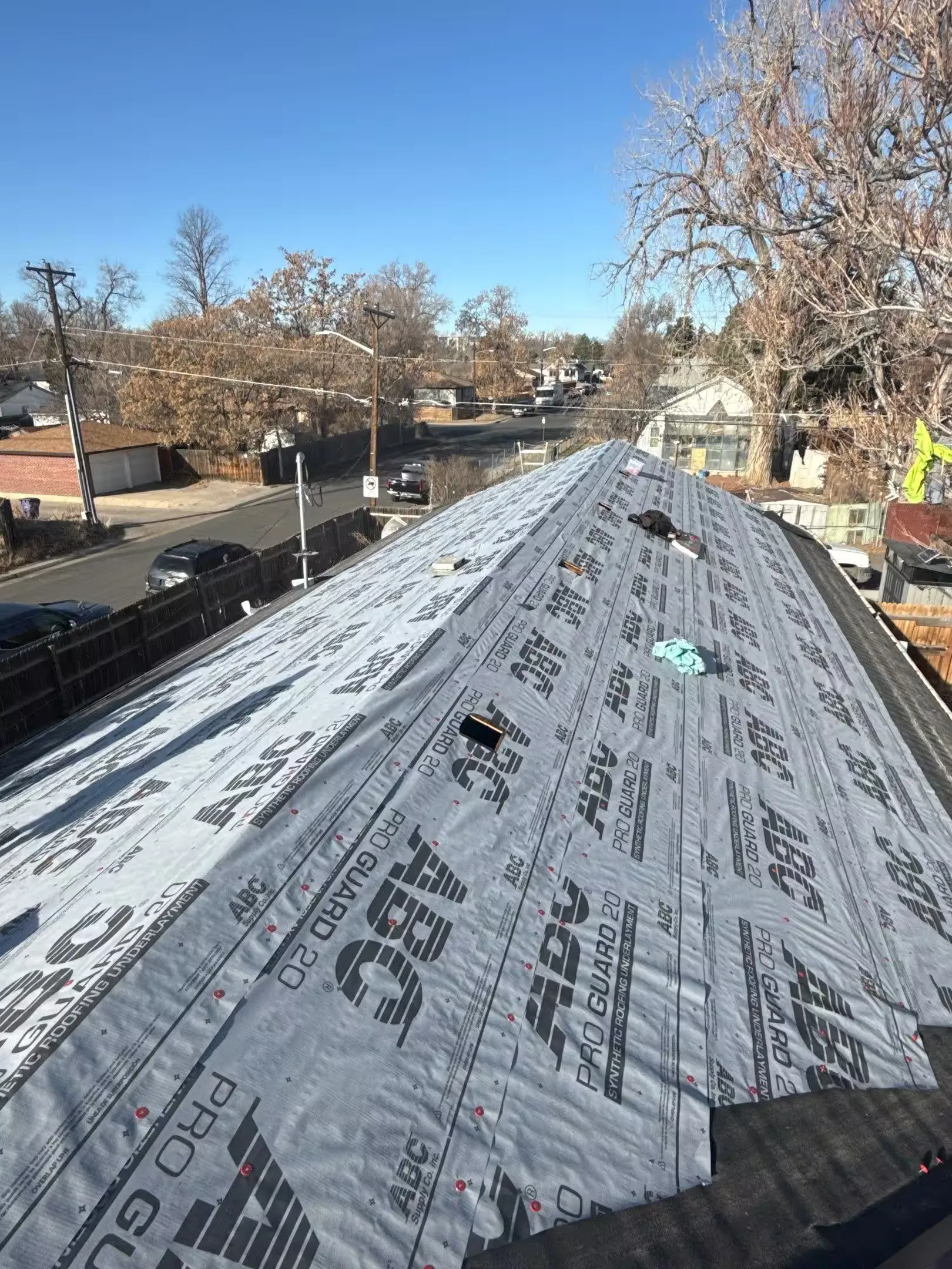 Class 4 Roof Replacement With Solar Detach and Reset Work Image in Denver, CO