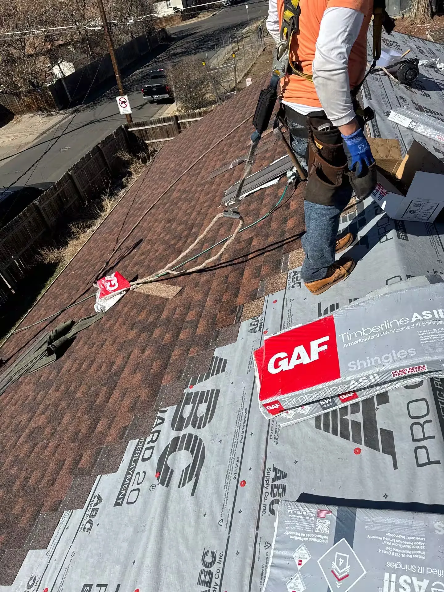 Class 4 Roof Replacement With Solar Detach and Reset Work Image in Denver, CO