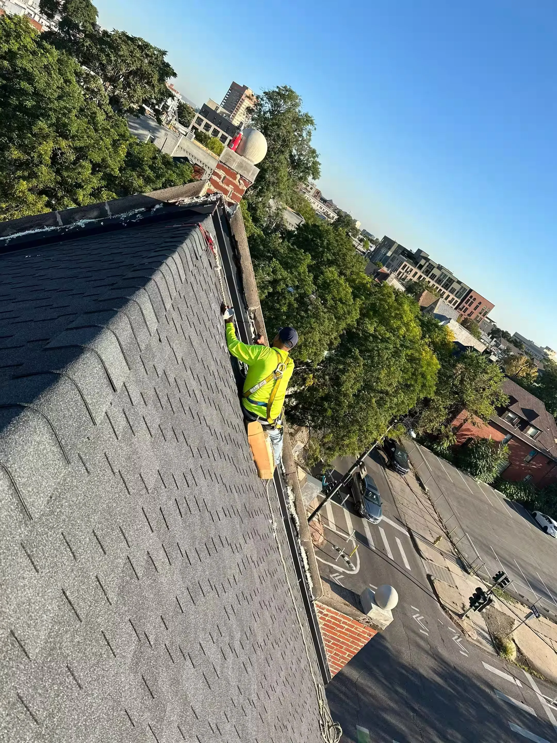 Multi-Family Building Roof Repair Work Image in Denver, CO