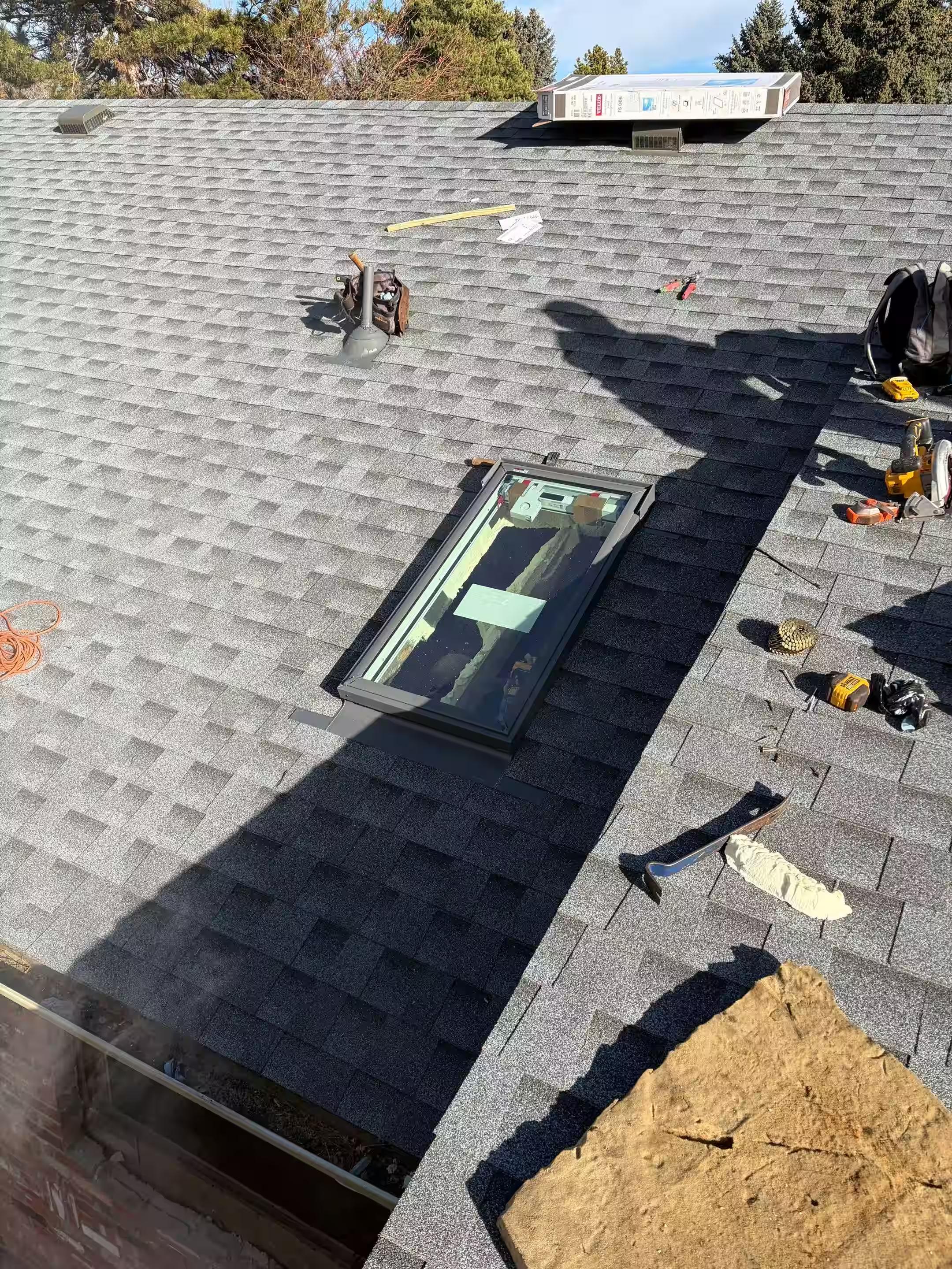 Deck-Mounted Skylight Cut-In and Installation Work Image in Englewood, CO
