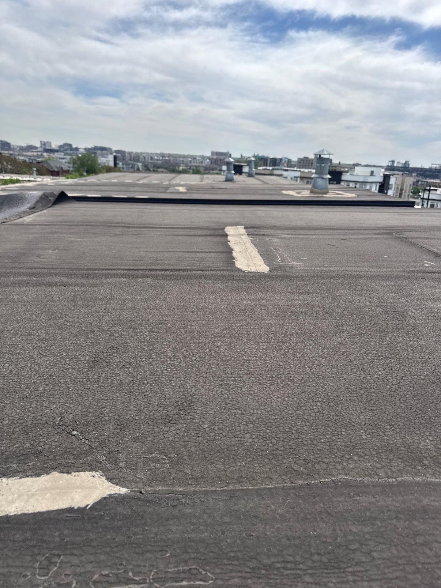 Low-Slope Roof Replacement on Multi-Family Building Work Image in Denver, CO