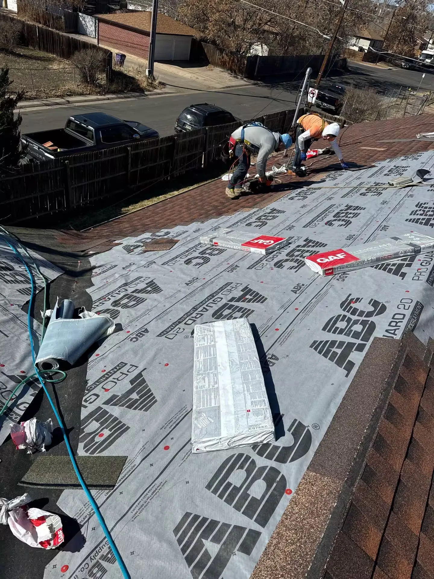 Class 4 Roof Replacement With Solar Detach and Reset Work Image in Denver, CO
