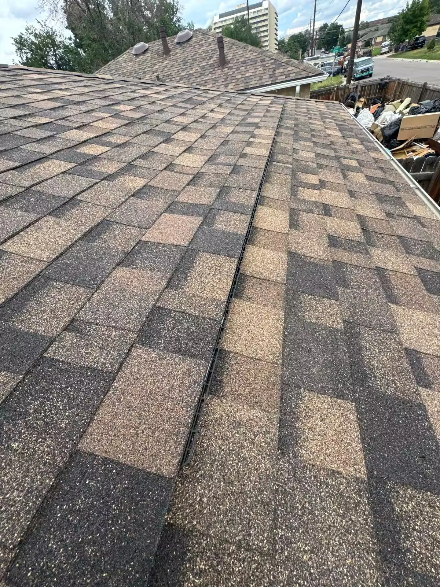 Class 4 Roof Replacement for Duplex Work Image in Denver, CO