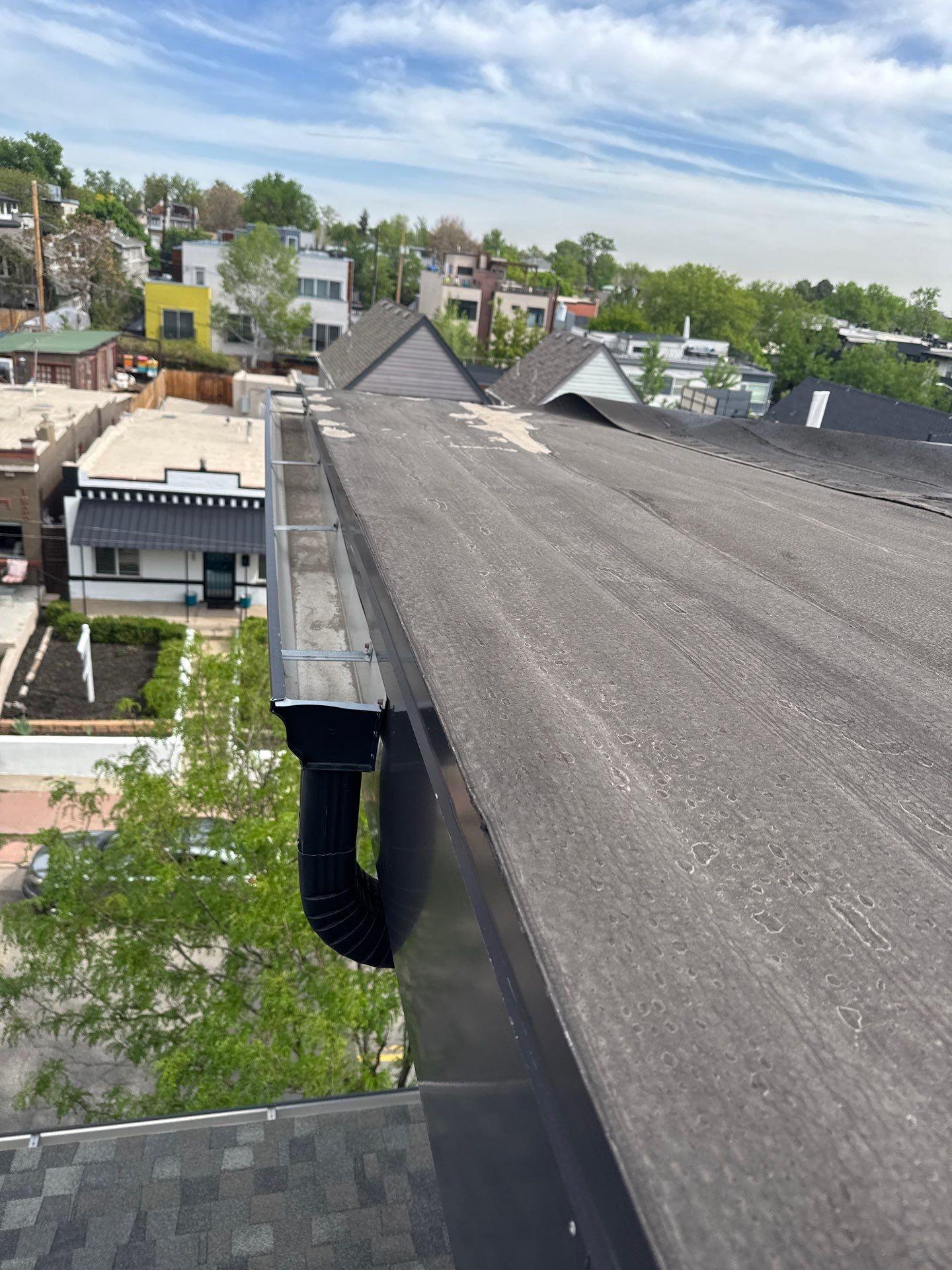 Low-Slope Roof Replacement on Multi-Family Building Work Image in Denver, CO