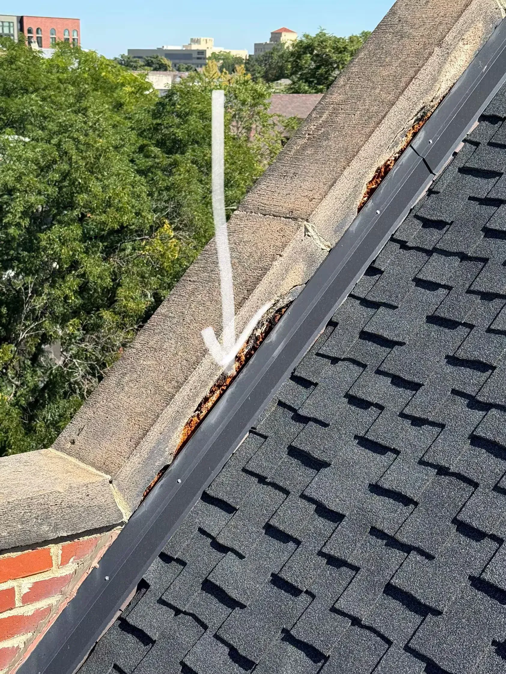 Multi-Family Building Roof Repair Work Image in Denver, CO