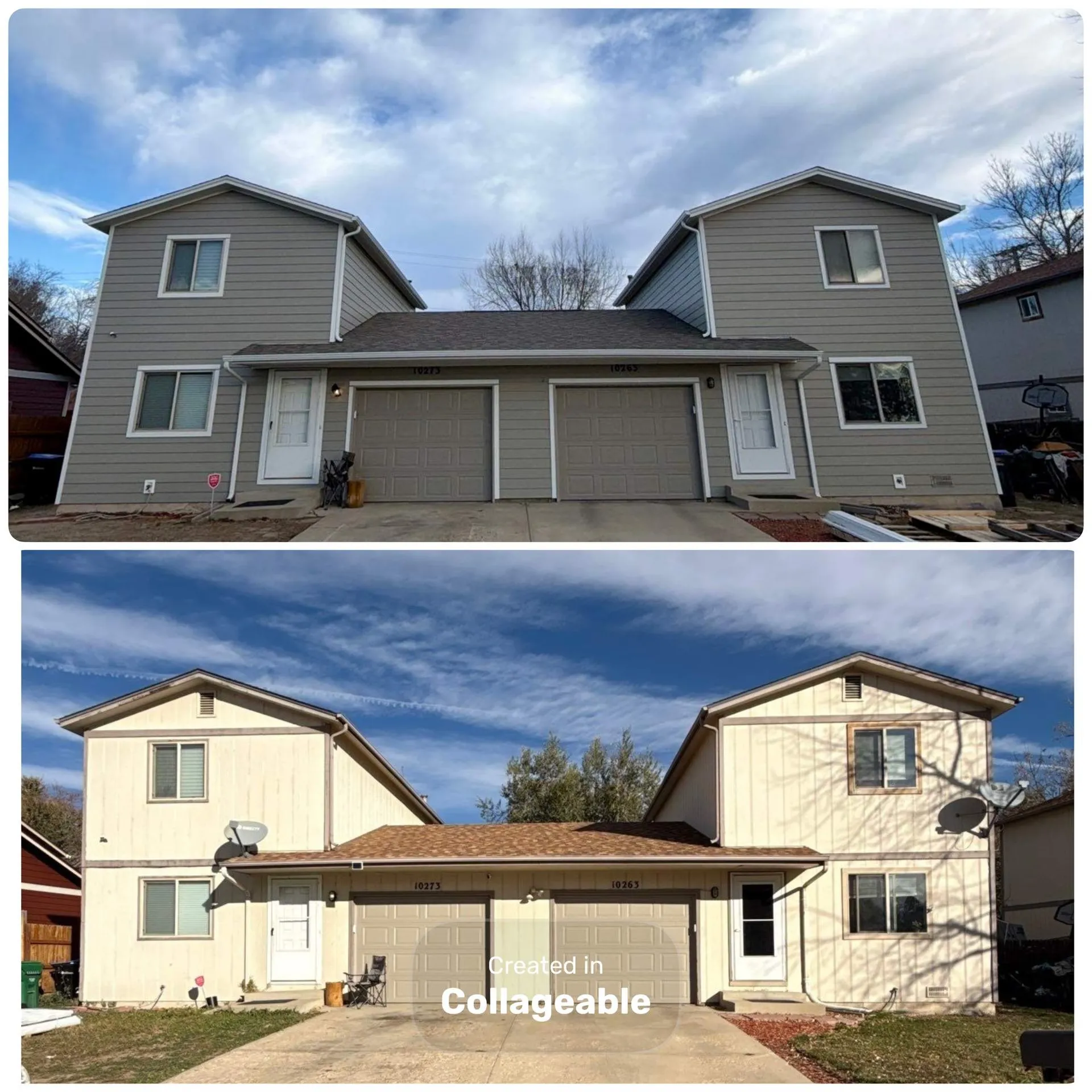 Full Exterior Replacement for Duplex Work Image in Arvada, CO