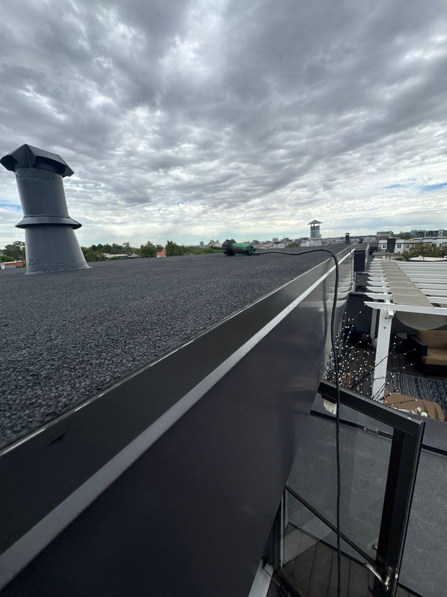 Low-Slope Roof Replacement on Multi-Family Building Work Image in Denver, CO