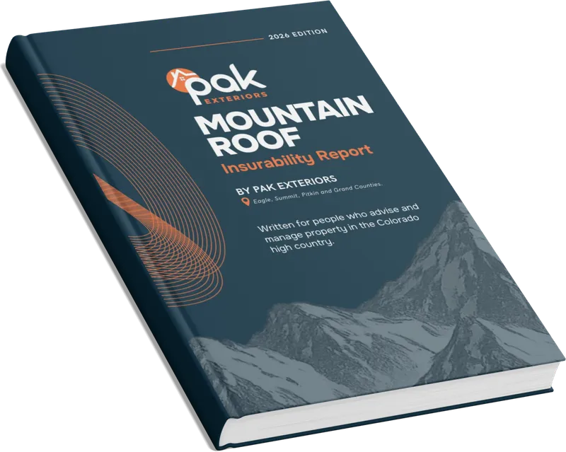 Mountain Roof Insurability Report, 2026 edition cover