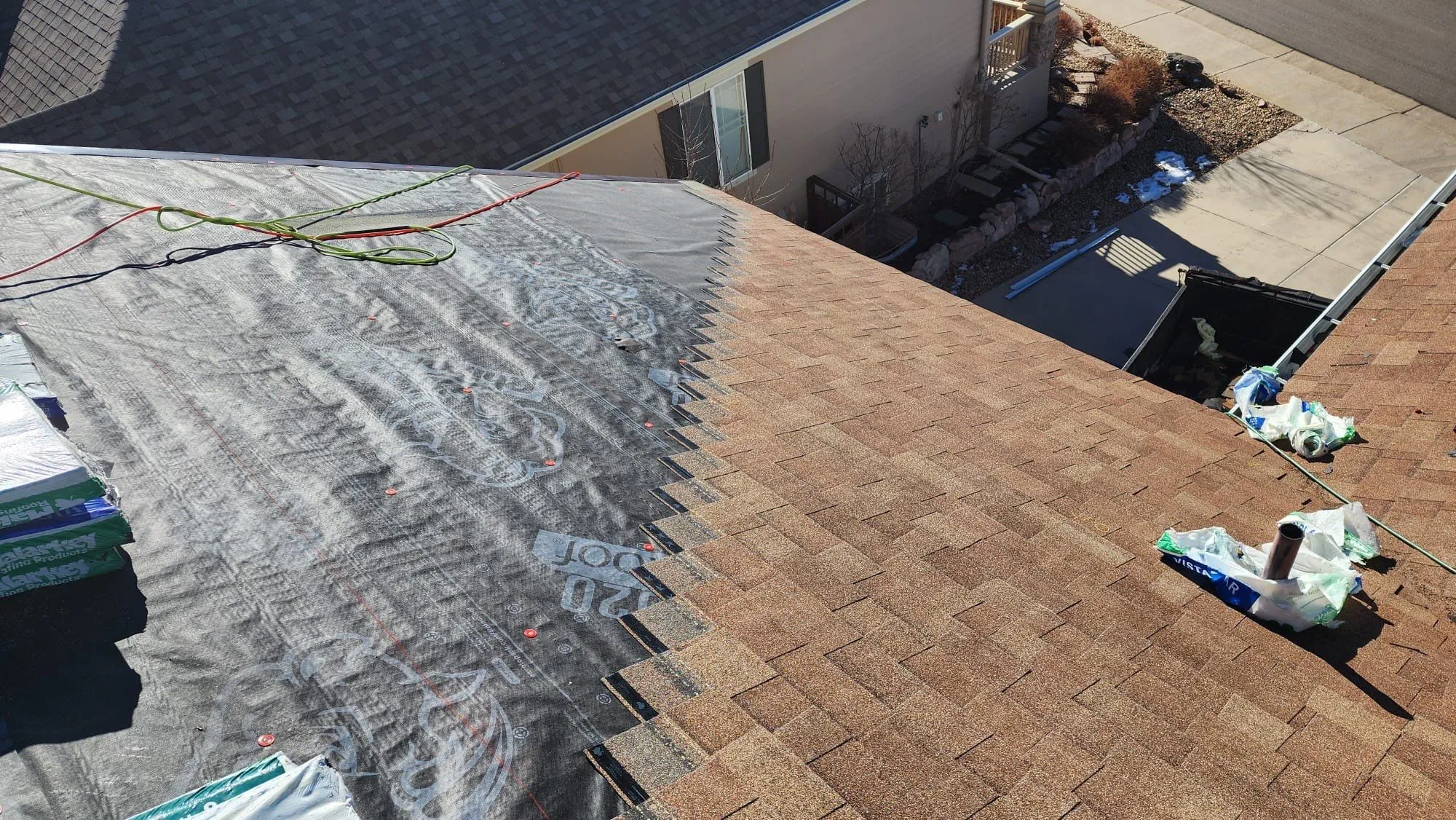 Class 4 Roof Replacement With Ridge Vent Upgrade, 24 Squares Work Image in Castle Rock, CO