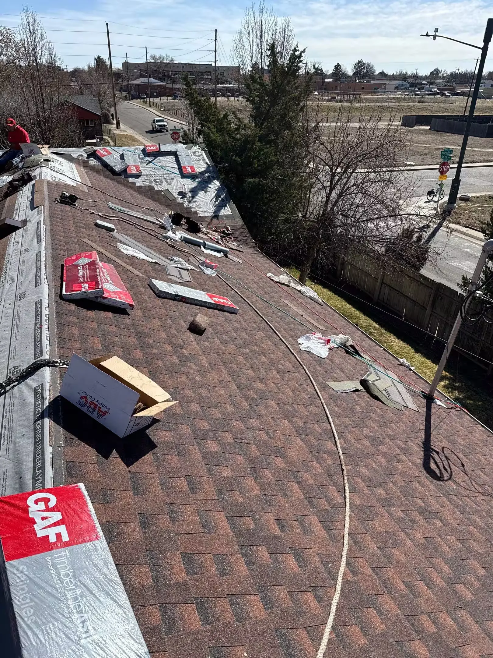 Class 4 Roof Replacement With Solar Detach and Reset Work Image in Denver, CO