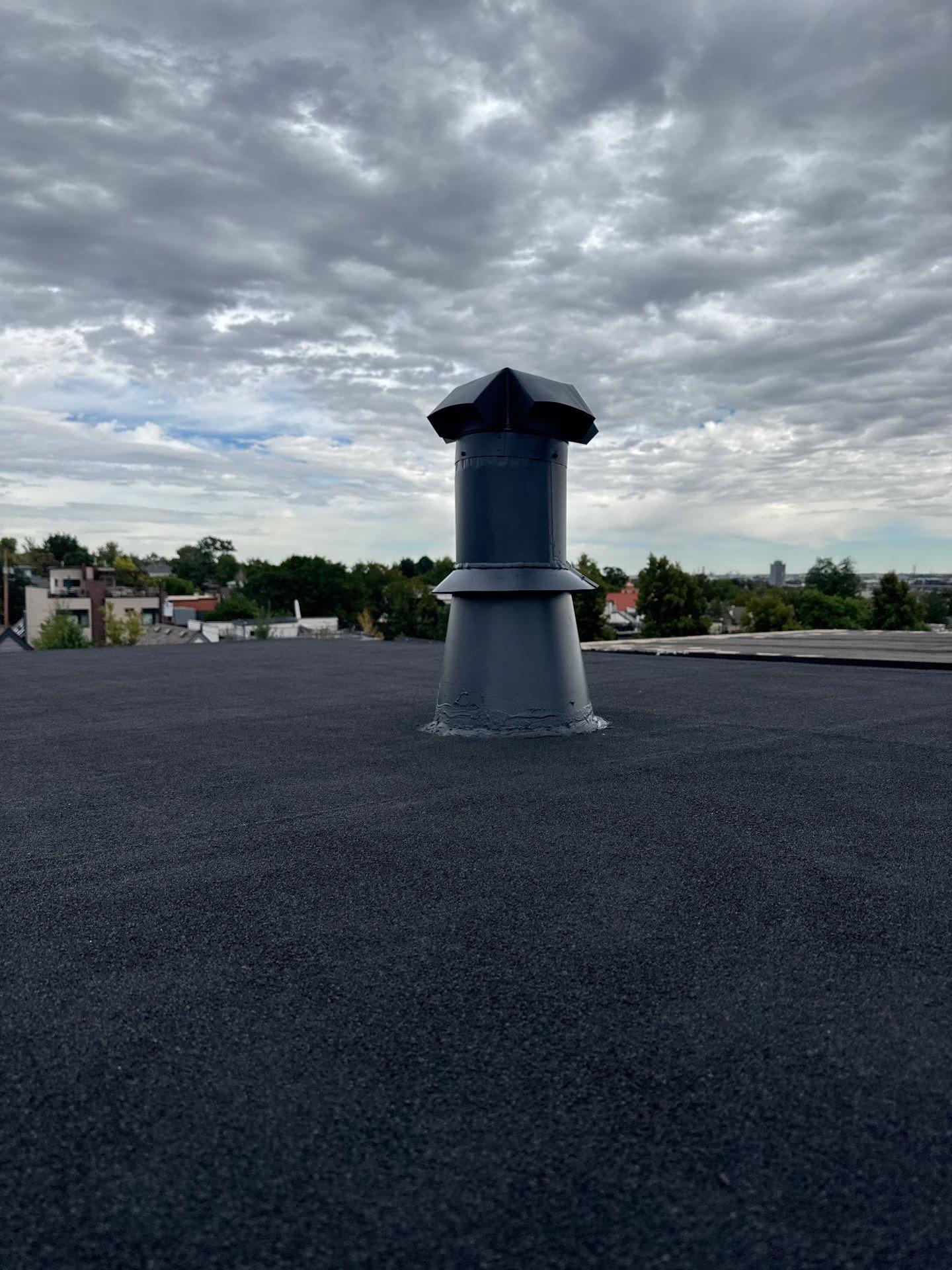 Low-Slope Roof Replacement on Multi-Family Building Work Image in Denver, CO