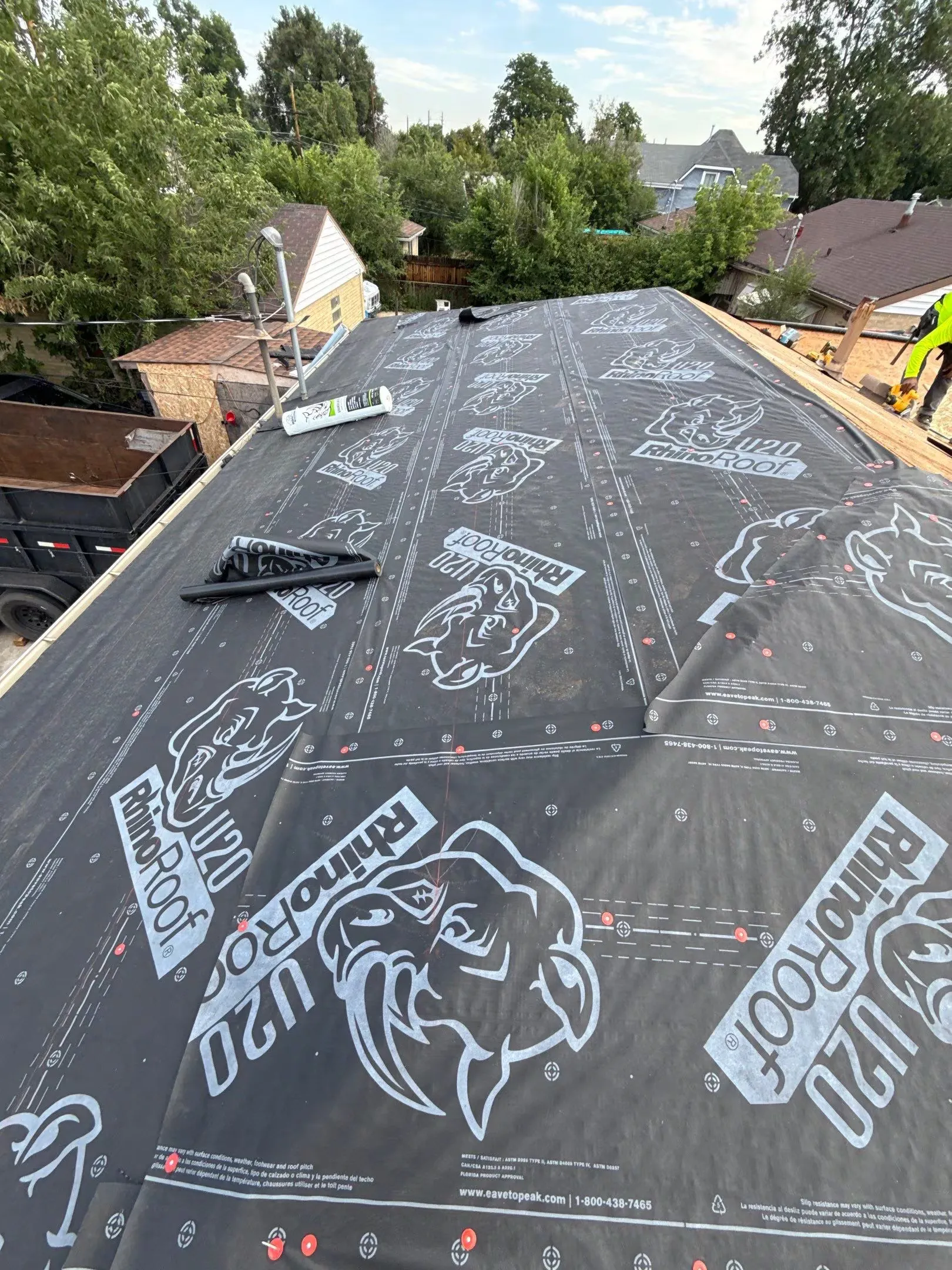 Class 4 Roof Replacement for Duplex Work Image in Denver, CO