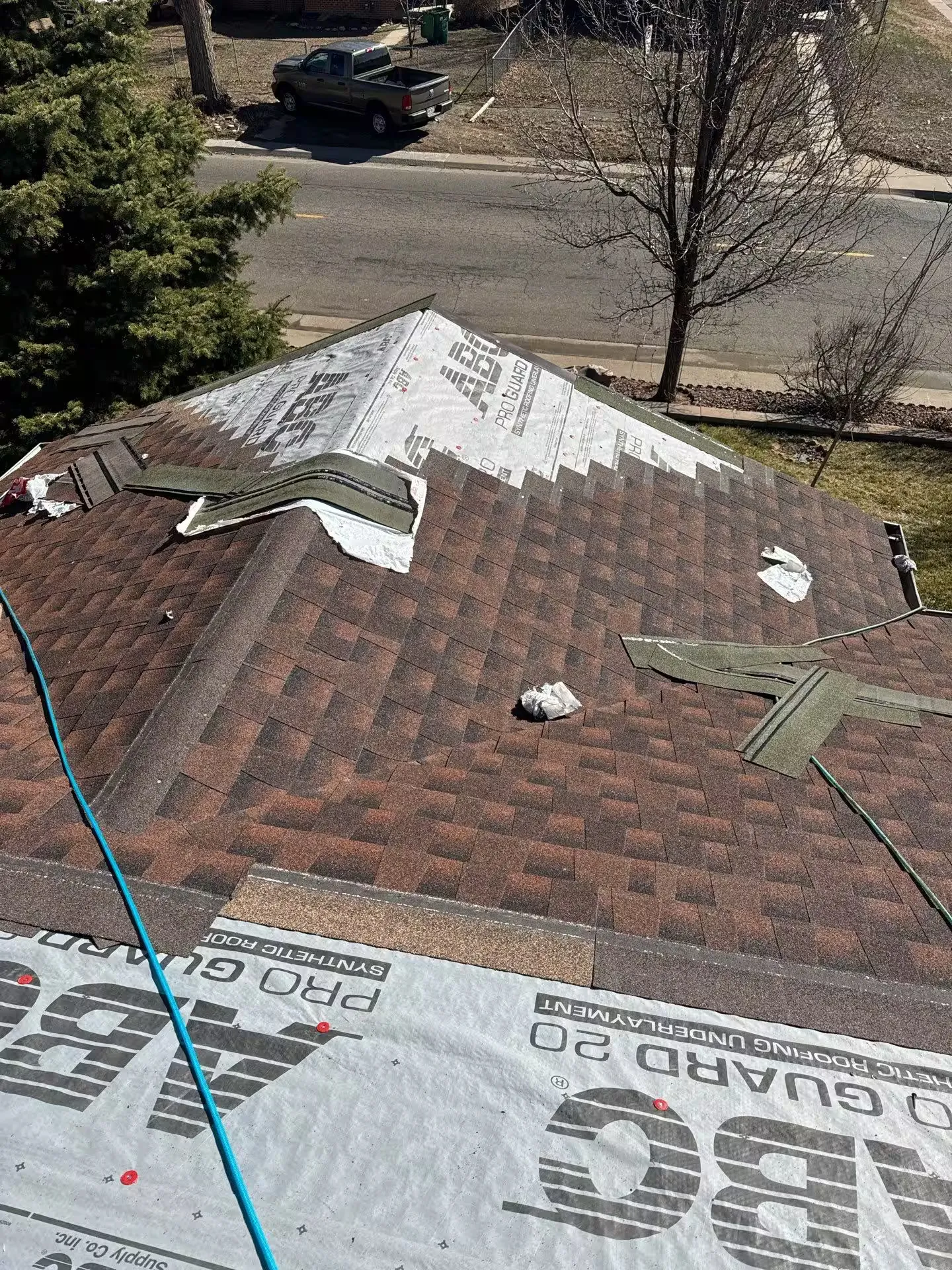 Class 4 Roof Replacement With Solar Detach and Reset Work Image in Denver, CO