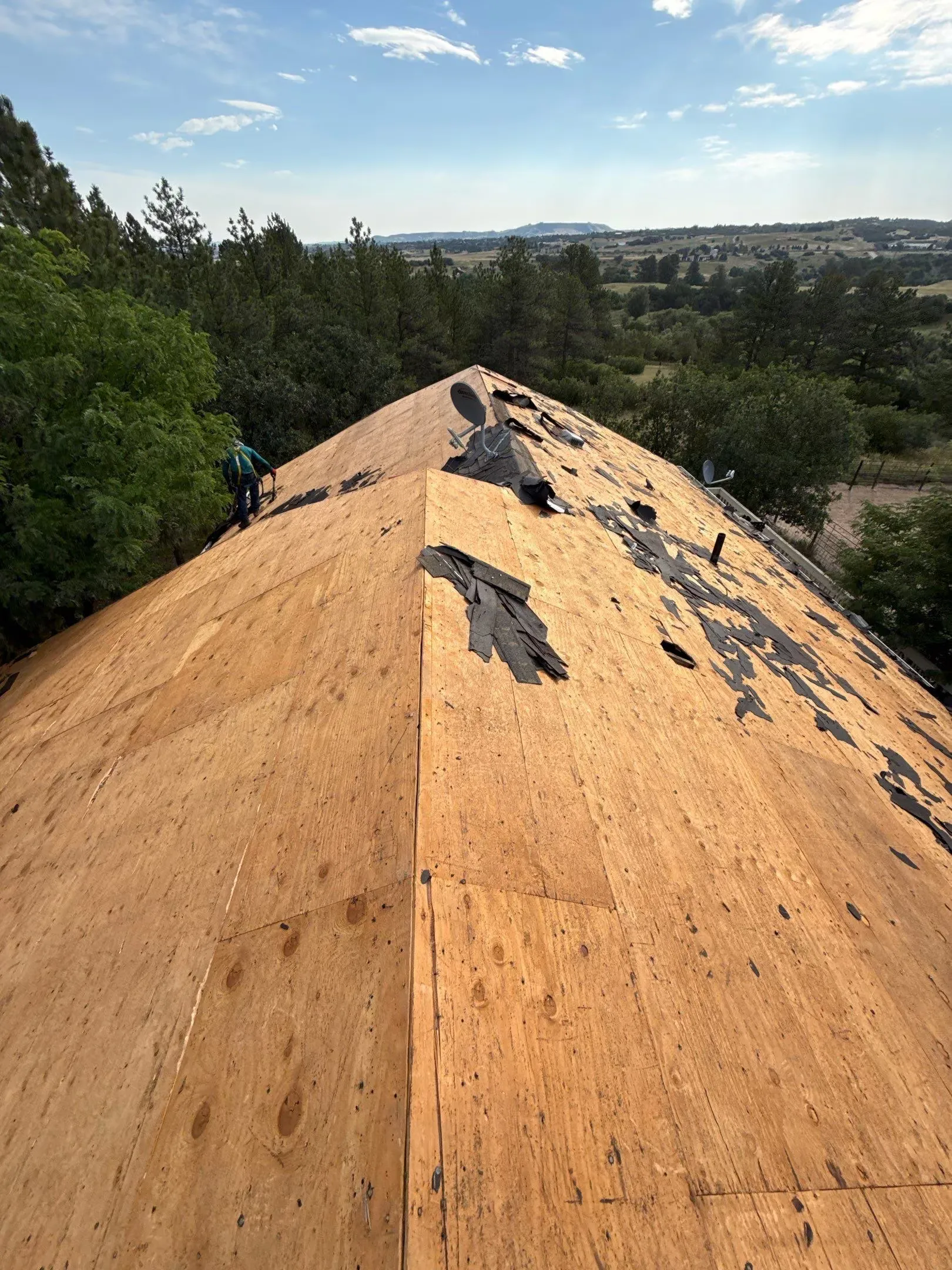 Roof and Gutter Replacement Work for House and Barn in Sedalia, CO