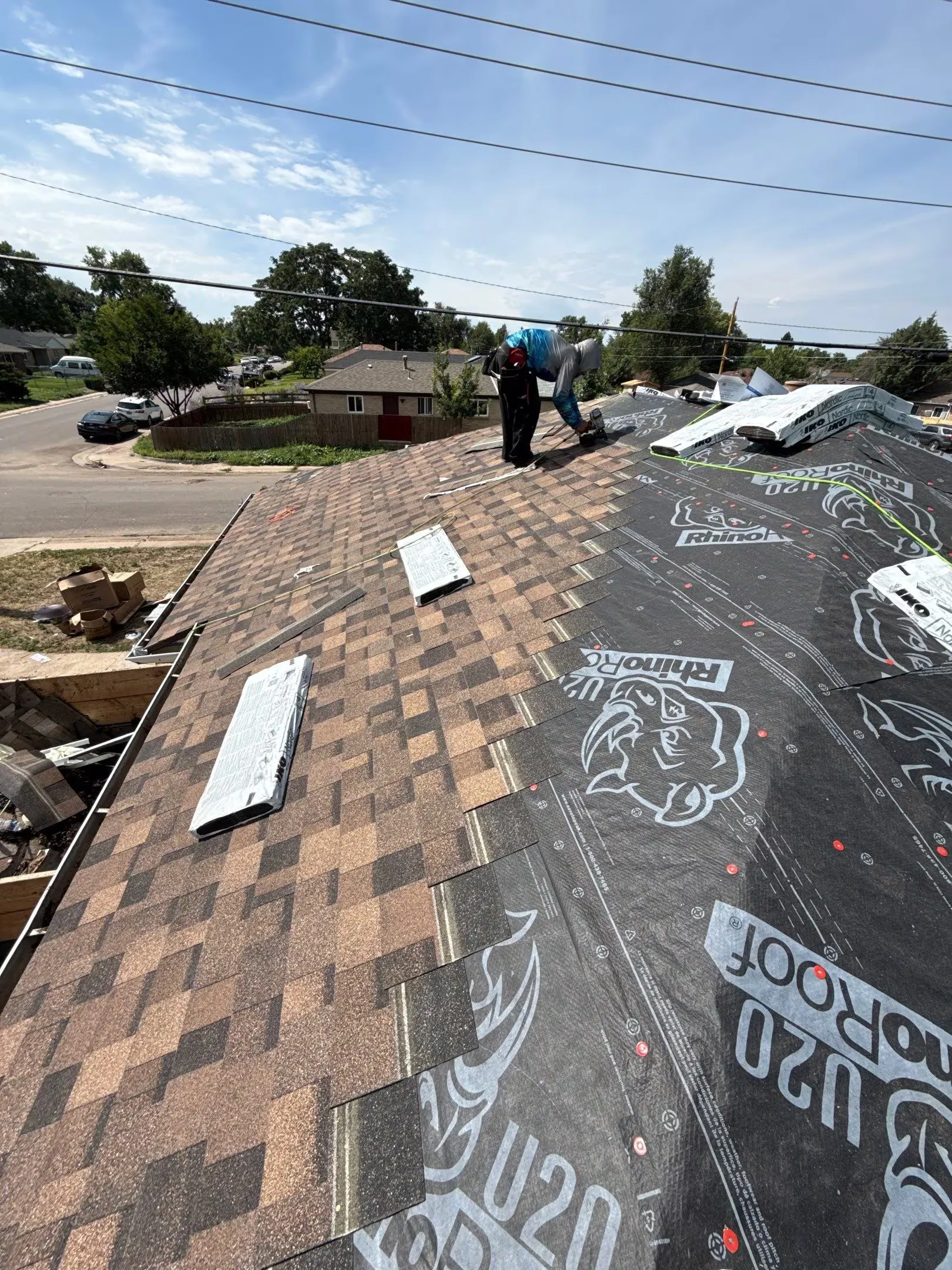 Class 4 Roof Replacement for Duplex Work Image in Denver, CO