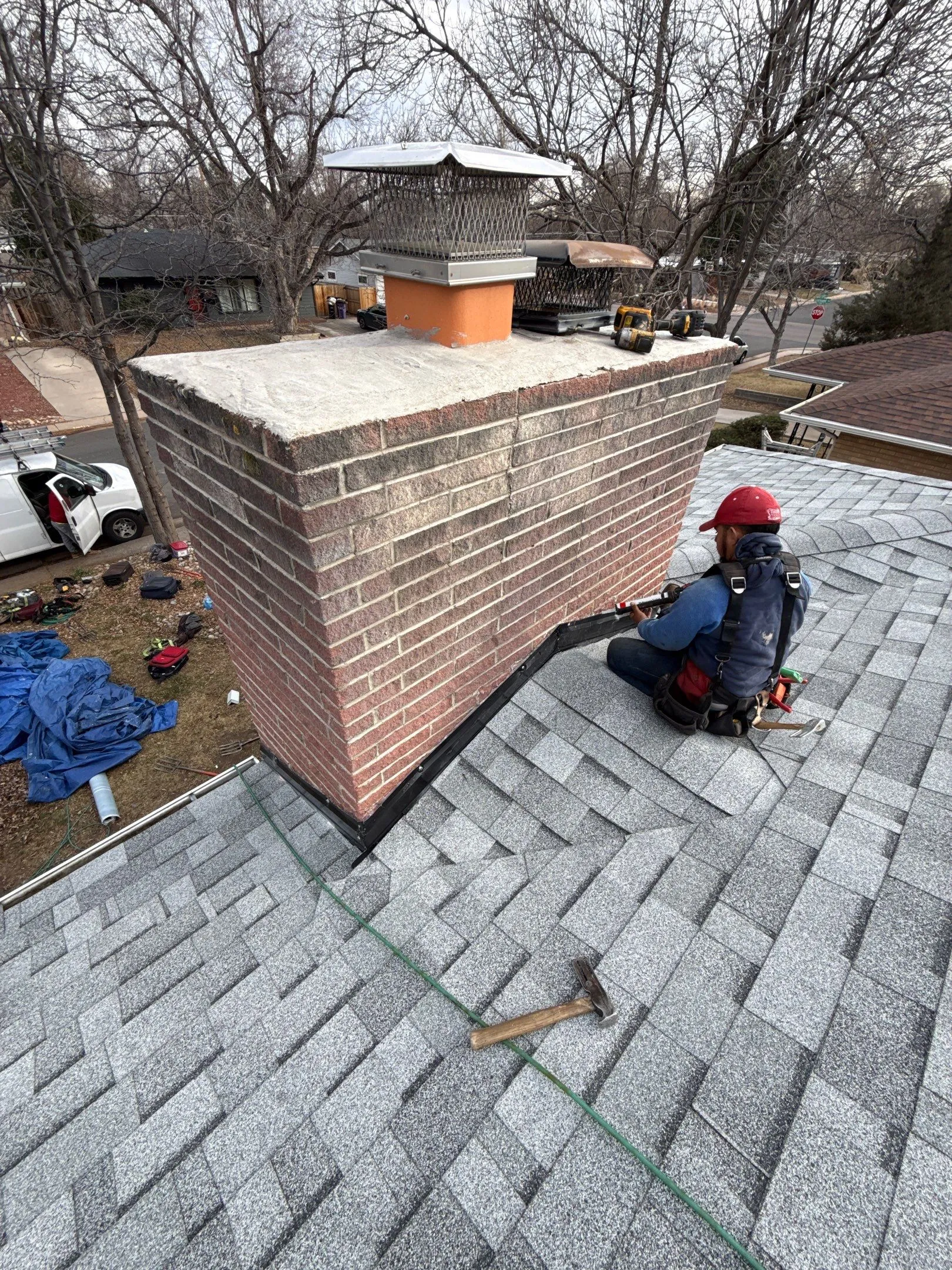 Class 4 Roof Replacement With Full Redeck Work Image in Denver, CO