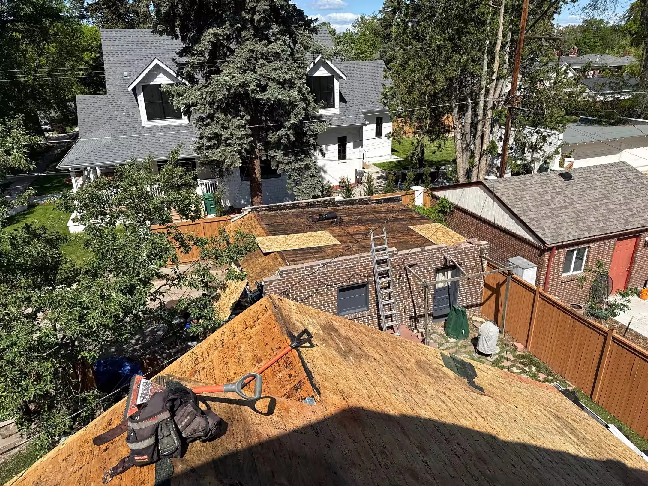 Class 4 Roof Replacement on Park Hill Bungalow Work Image in Denver, CO