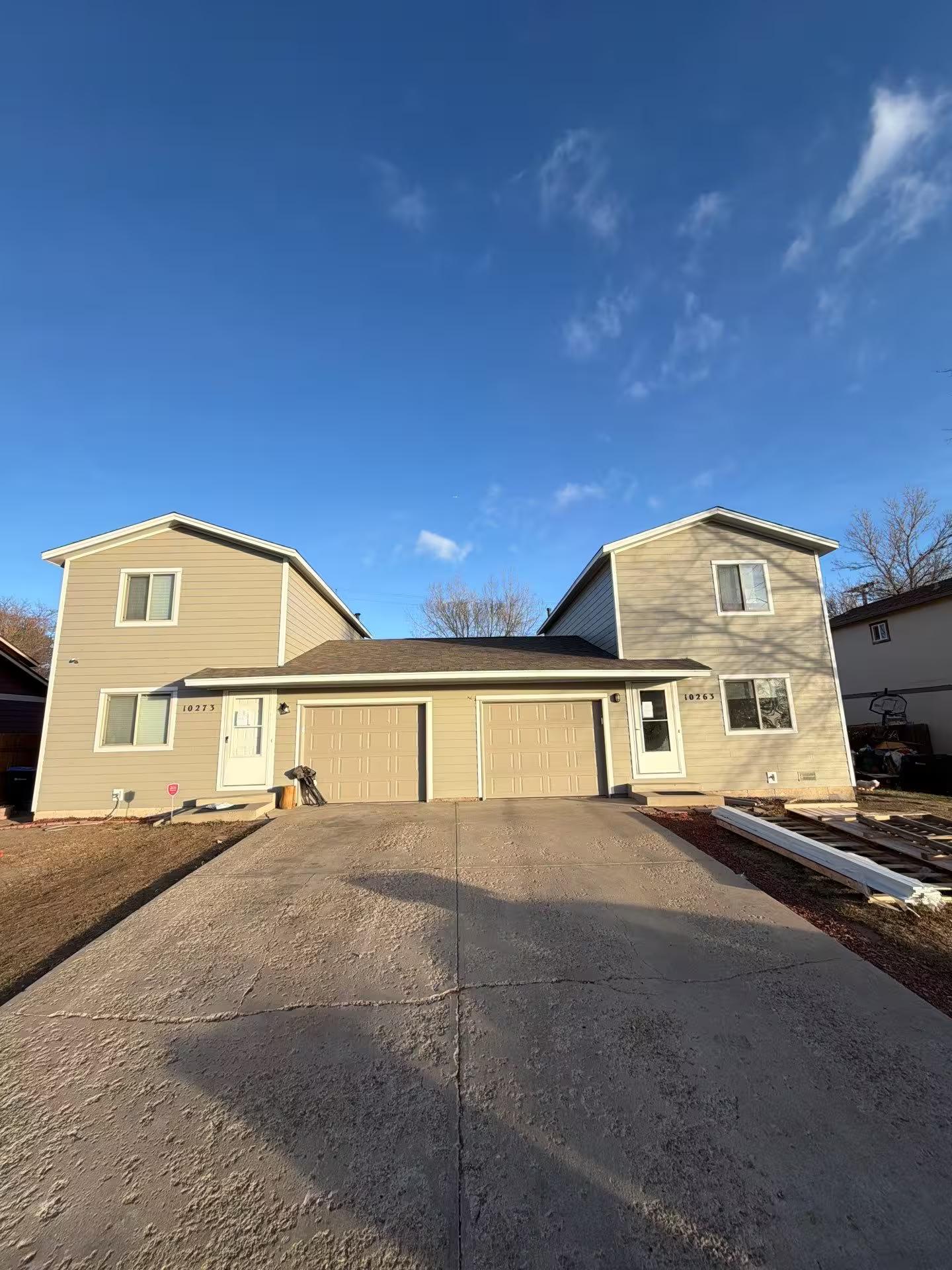 Arvada, CO - Full Exterior Replacement for Duplex With Hardie Siding and Malarkey Roof