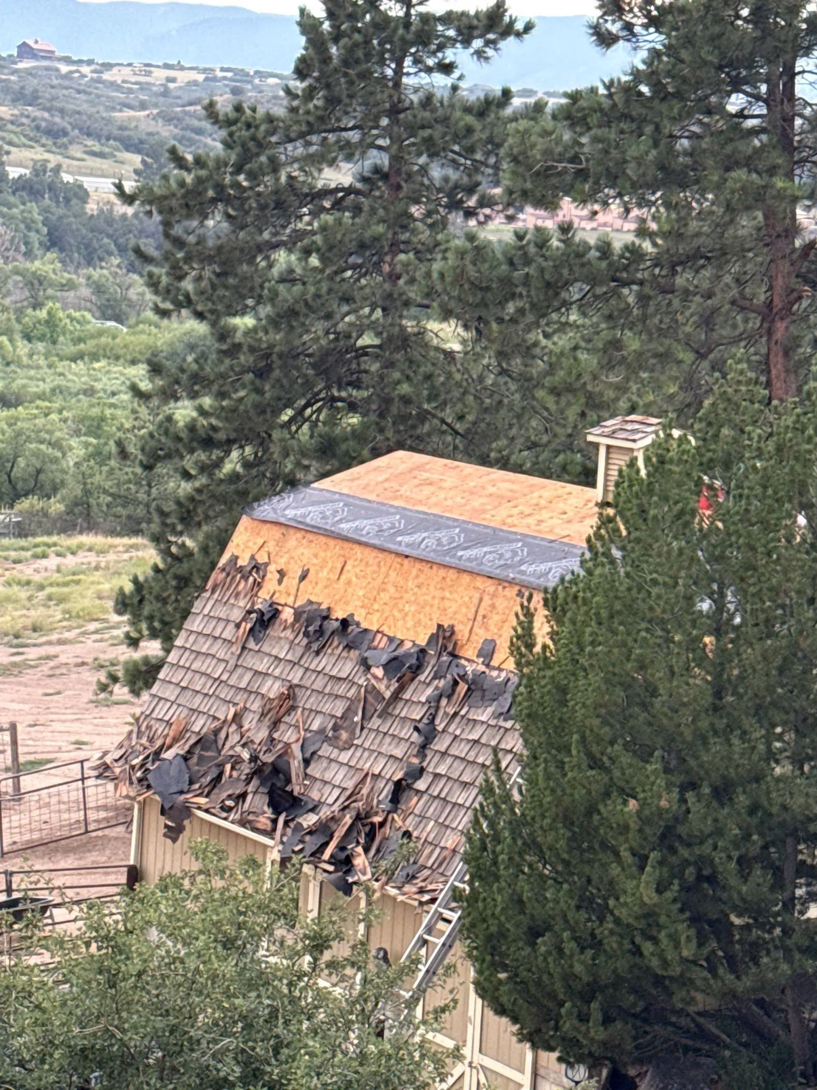 Roof and Gutter Replacement Work for House and Barn in Sedalia, CO