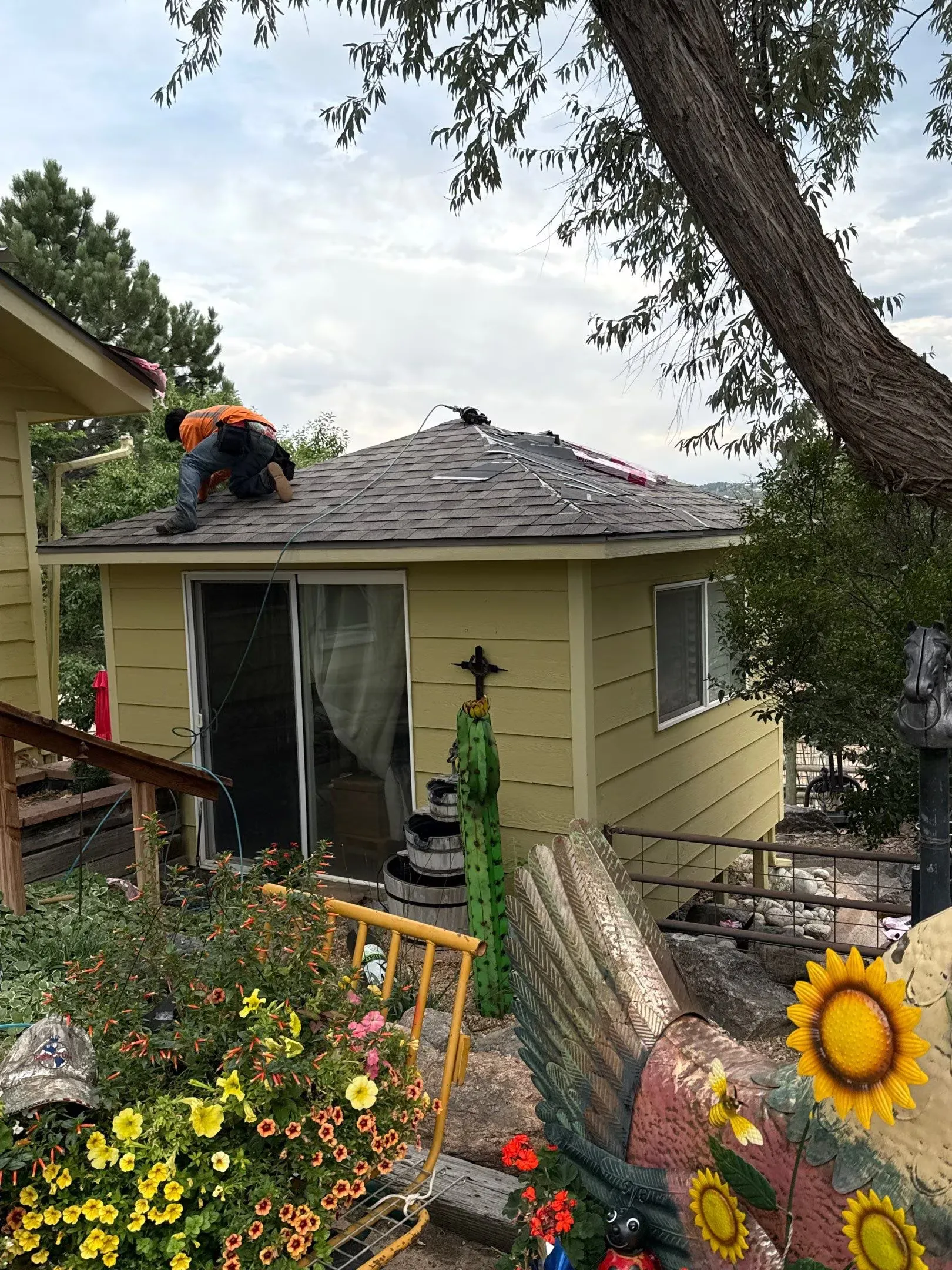 Roof and Gutter Replacement Work for House and Barn in Sedalia, CO