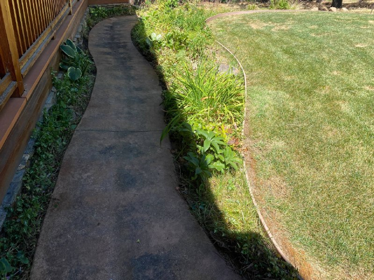 Pathway edged