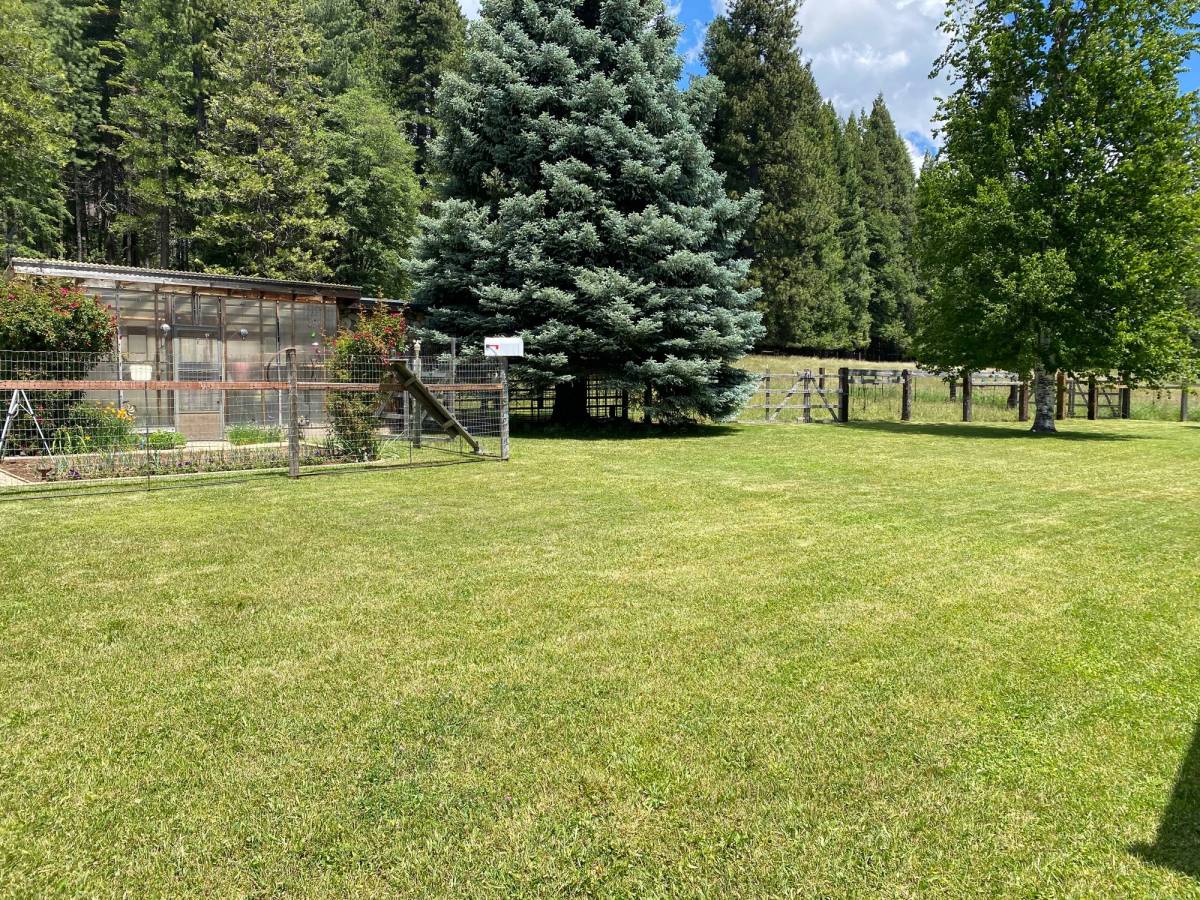 Mowed lawn in Meadow Valley